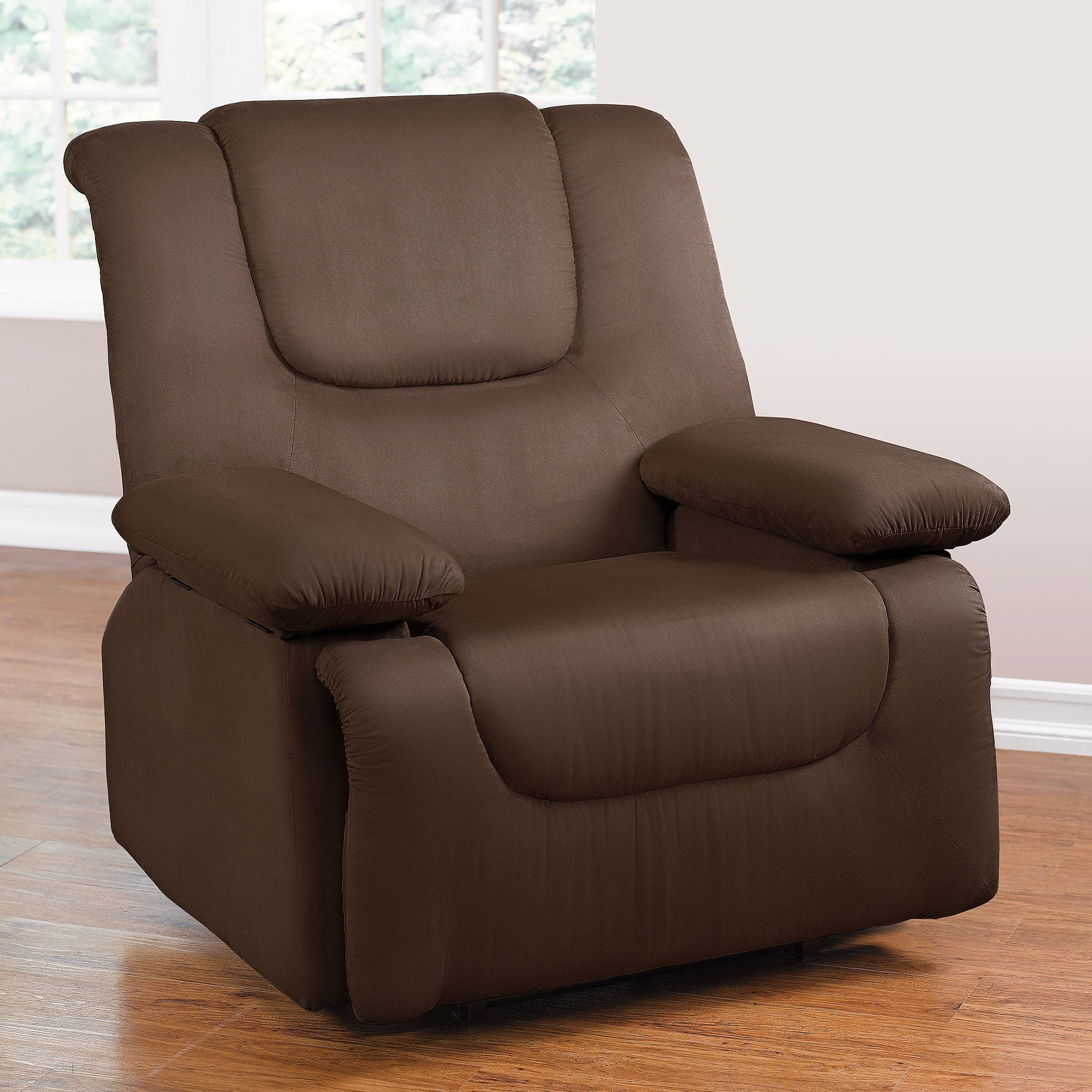 Recliner With Storage Arms Plus Size Chairs Recliners Brylane Home Recliner With Storage Arms Dark Brown