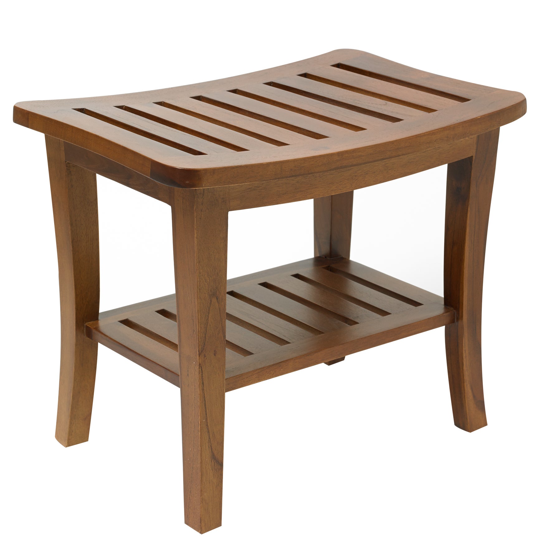 Teak Wood Bath Seat Bench Brylane Home