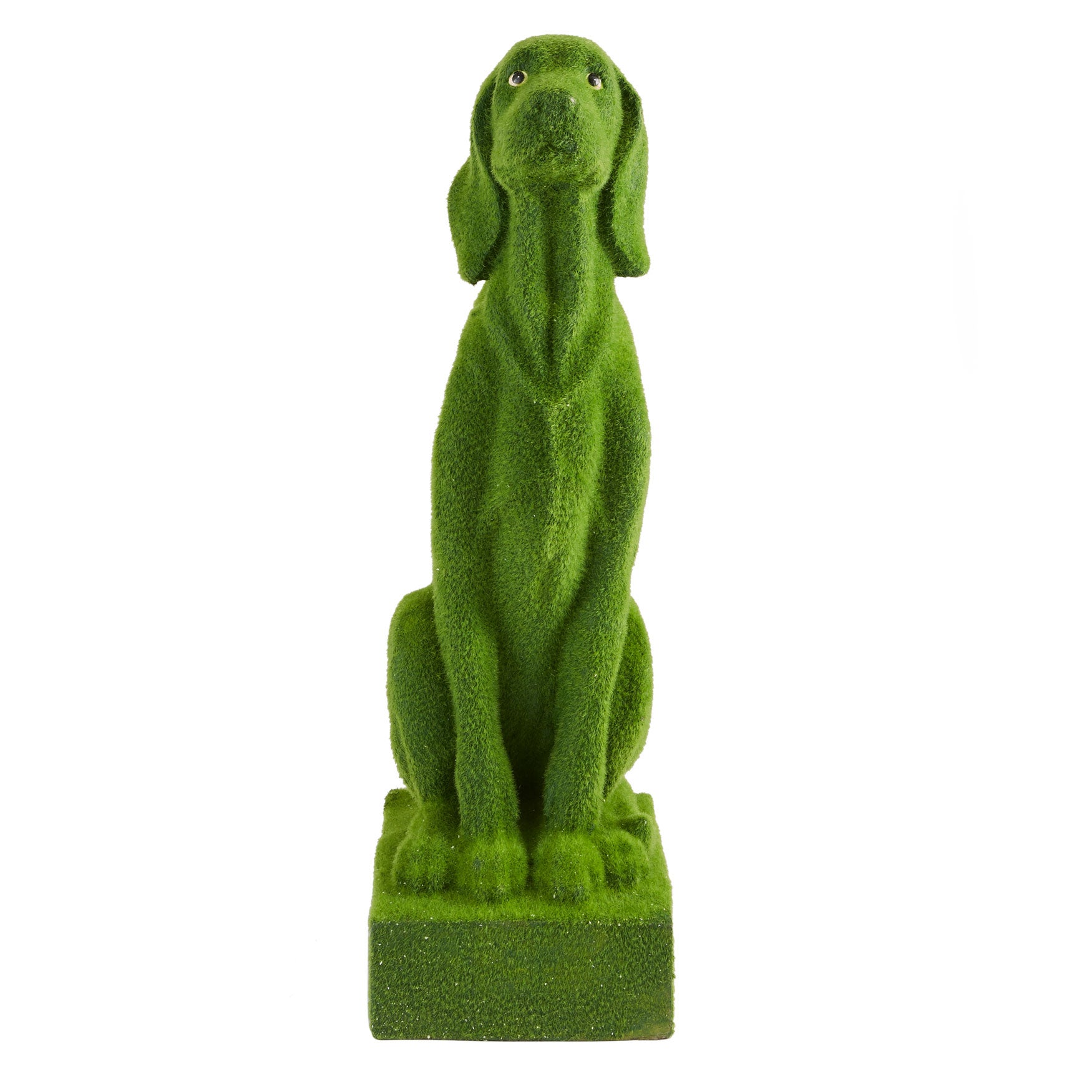 Moss Dog Statue Brylane Home