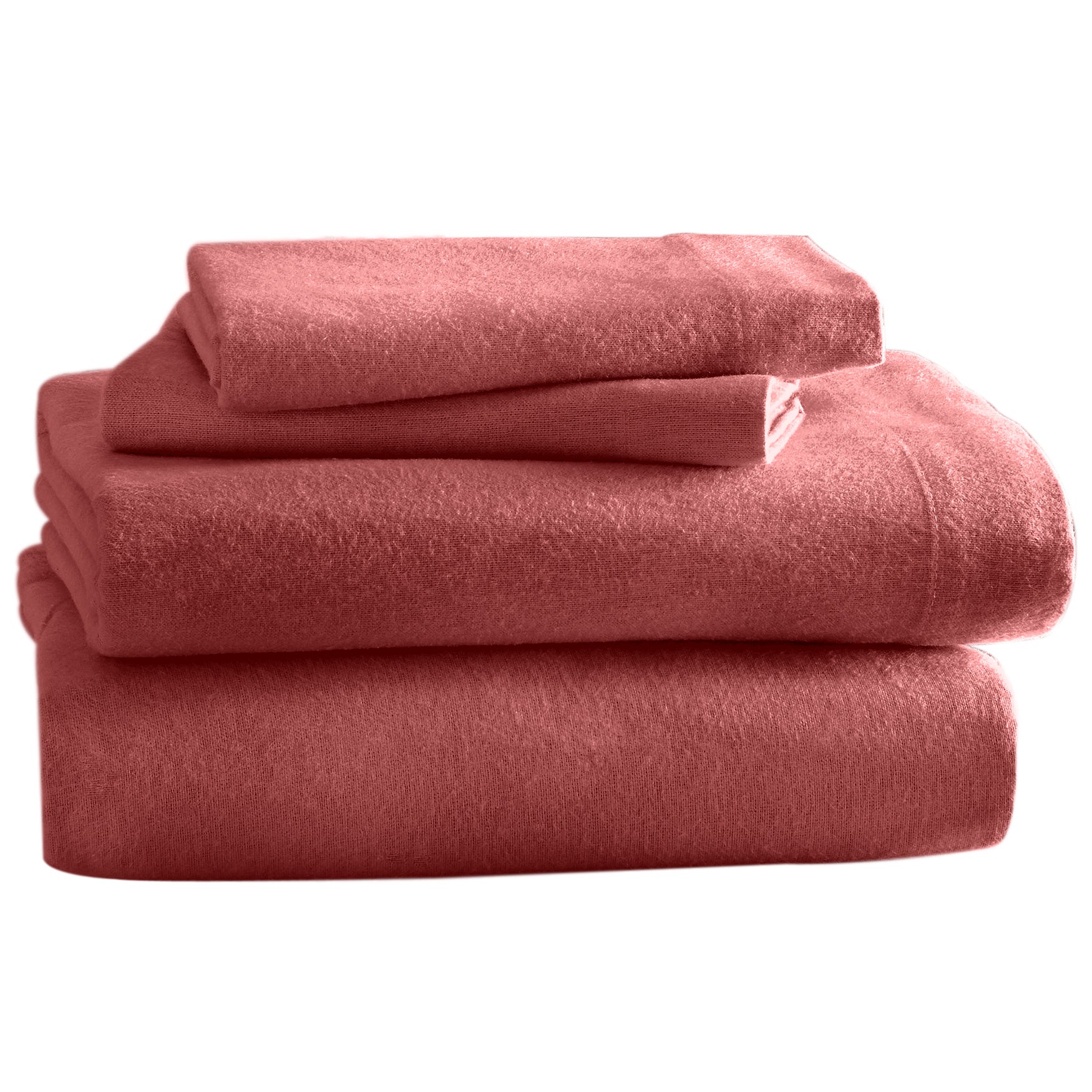 Cozy Cotton Solid Flannel Sheet Sets Bedding Brylane Home