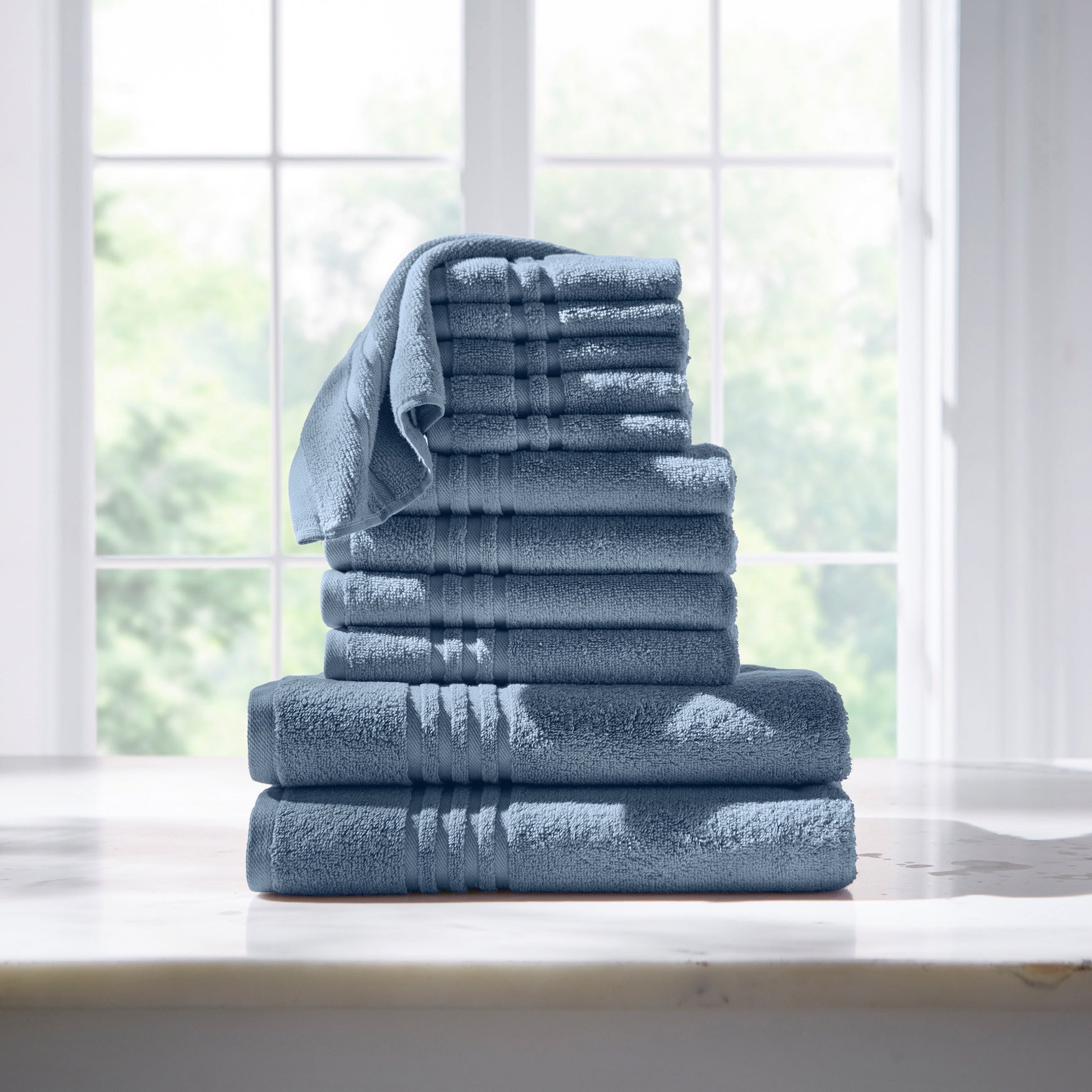 12Pc. ZeroTwist Bath Towel Set Brylane Home