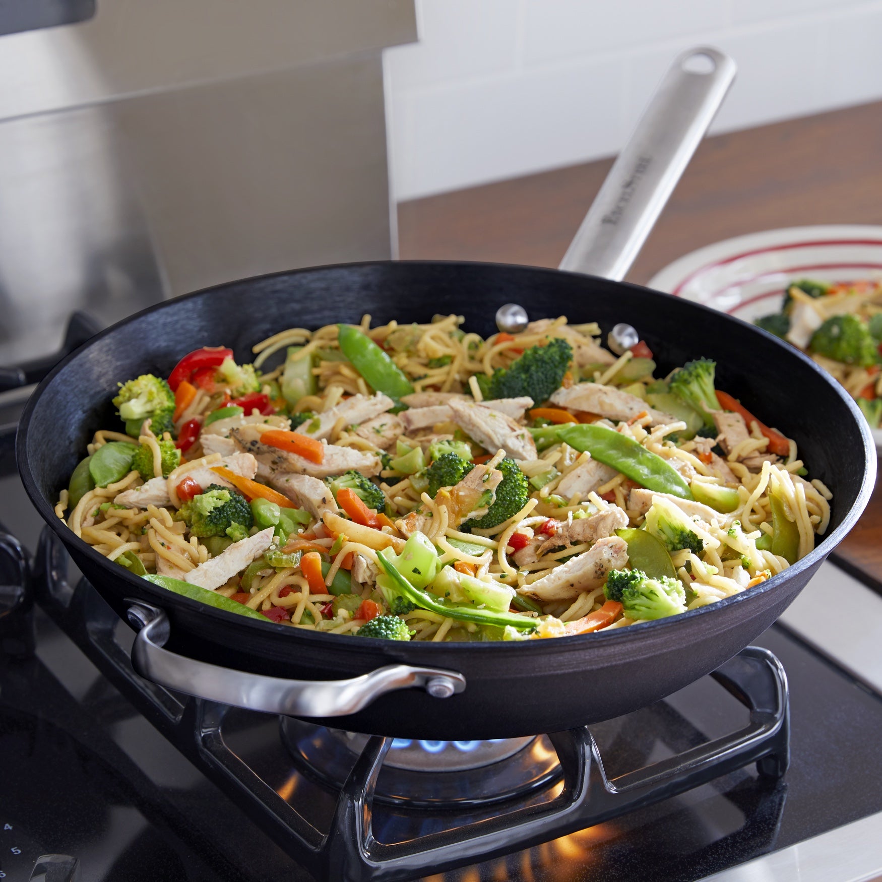 13" Cast Iron Wok Cookware & Kitchen Appliances Brylane Home