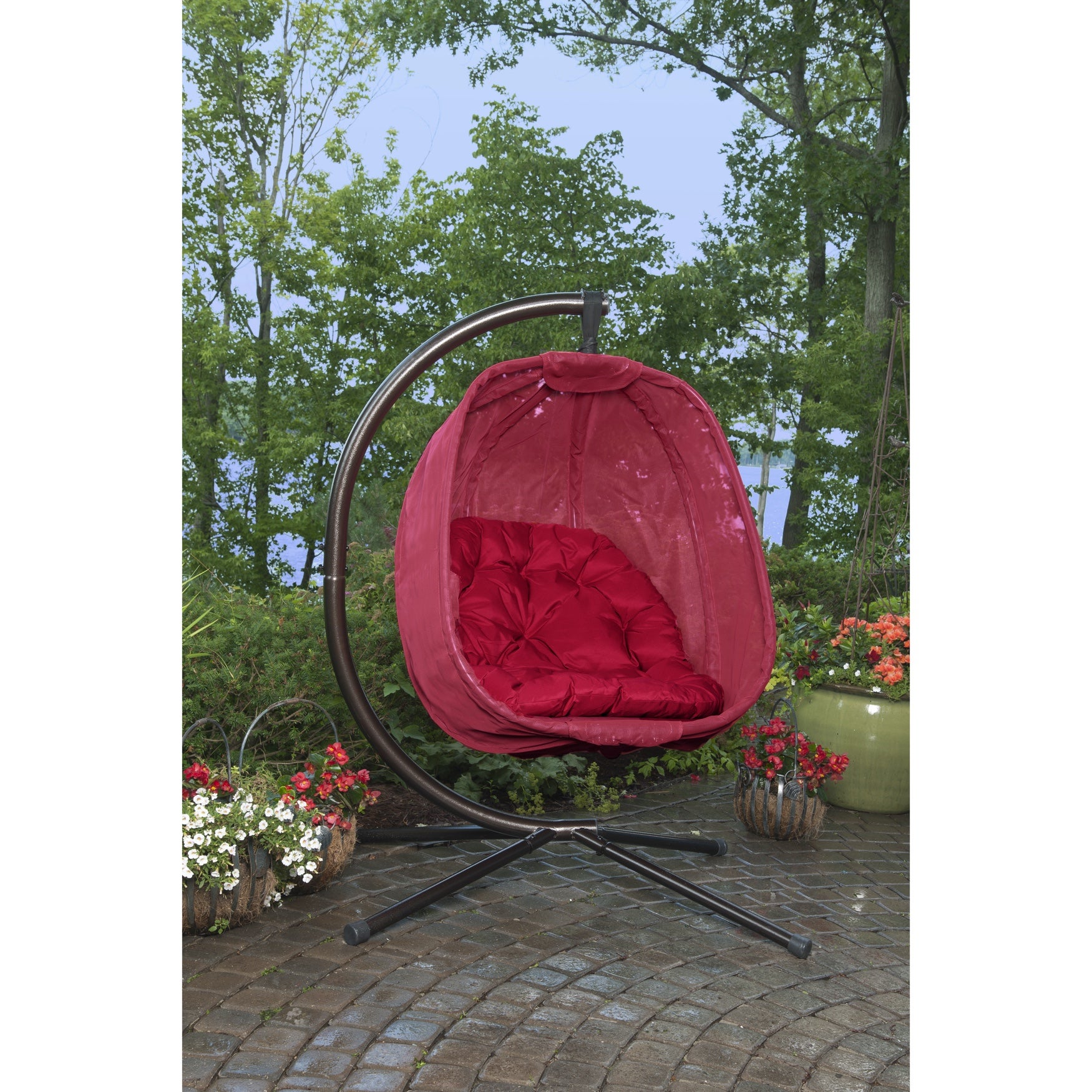 Static hot sale egg chair