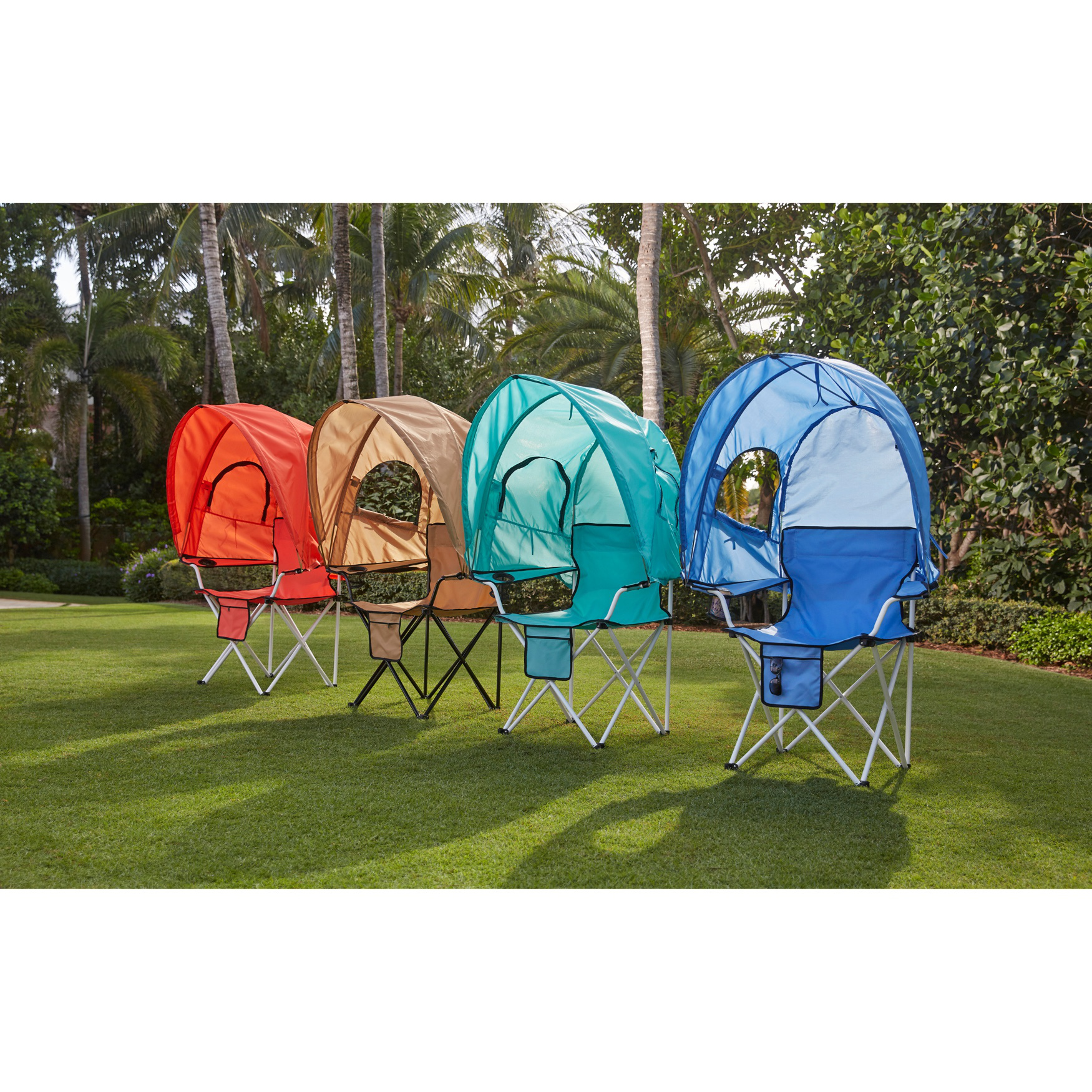 Camp Chair with Canopy| Beach Chairs | Brylane Home