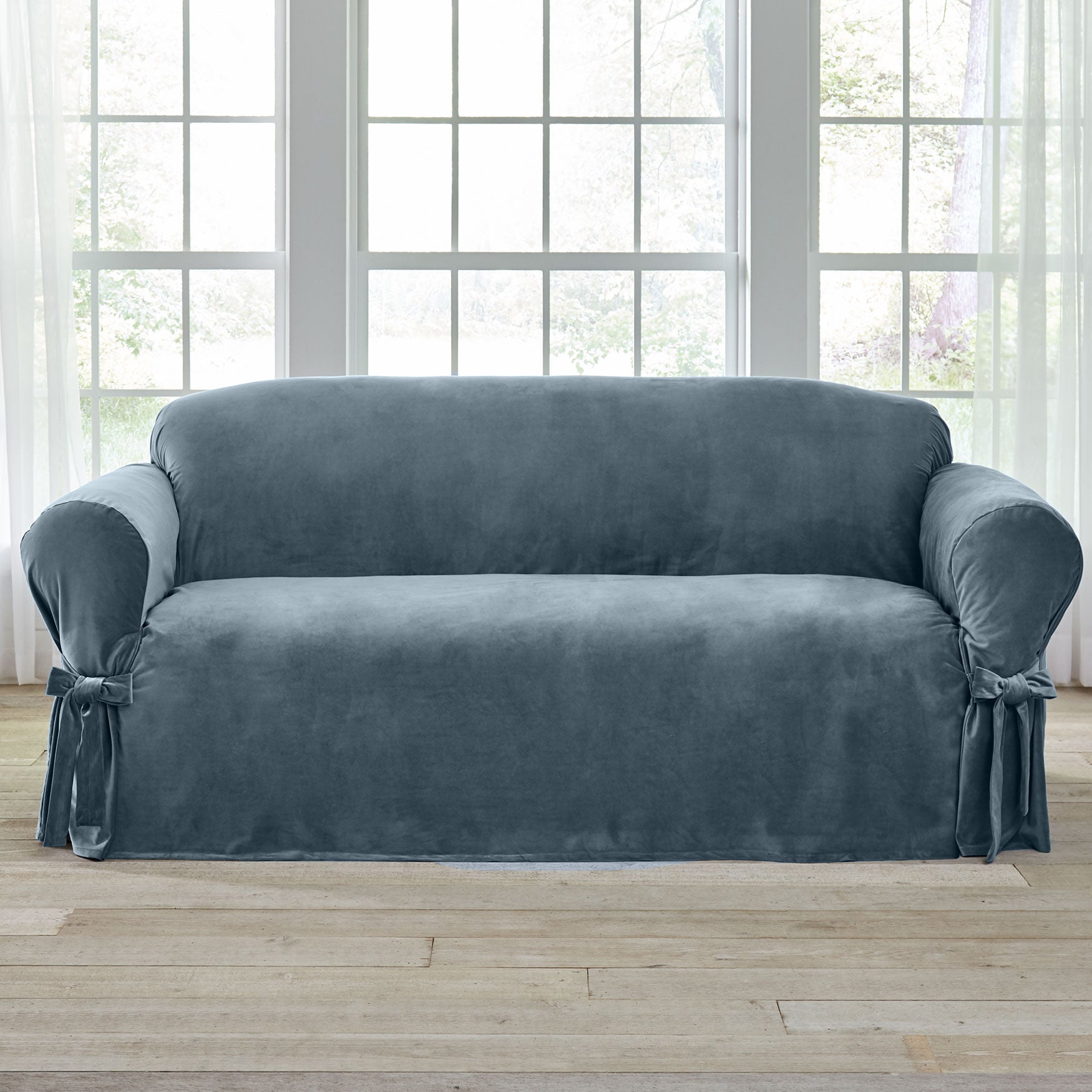 Velvet Sofa Slipcover Décor Brylane Home