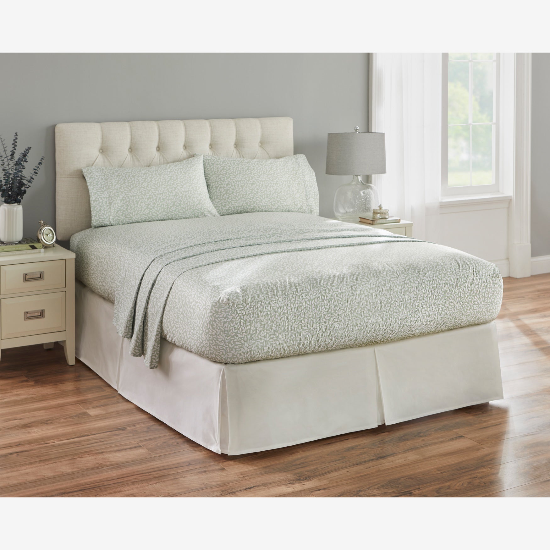 Microfiber Printed Bed Tite™ Sheet Set | Brylane Home