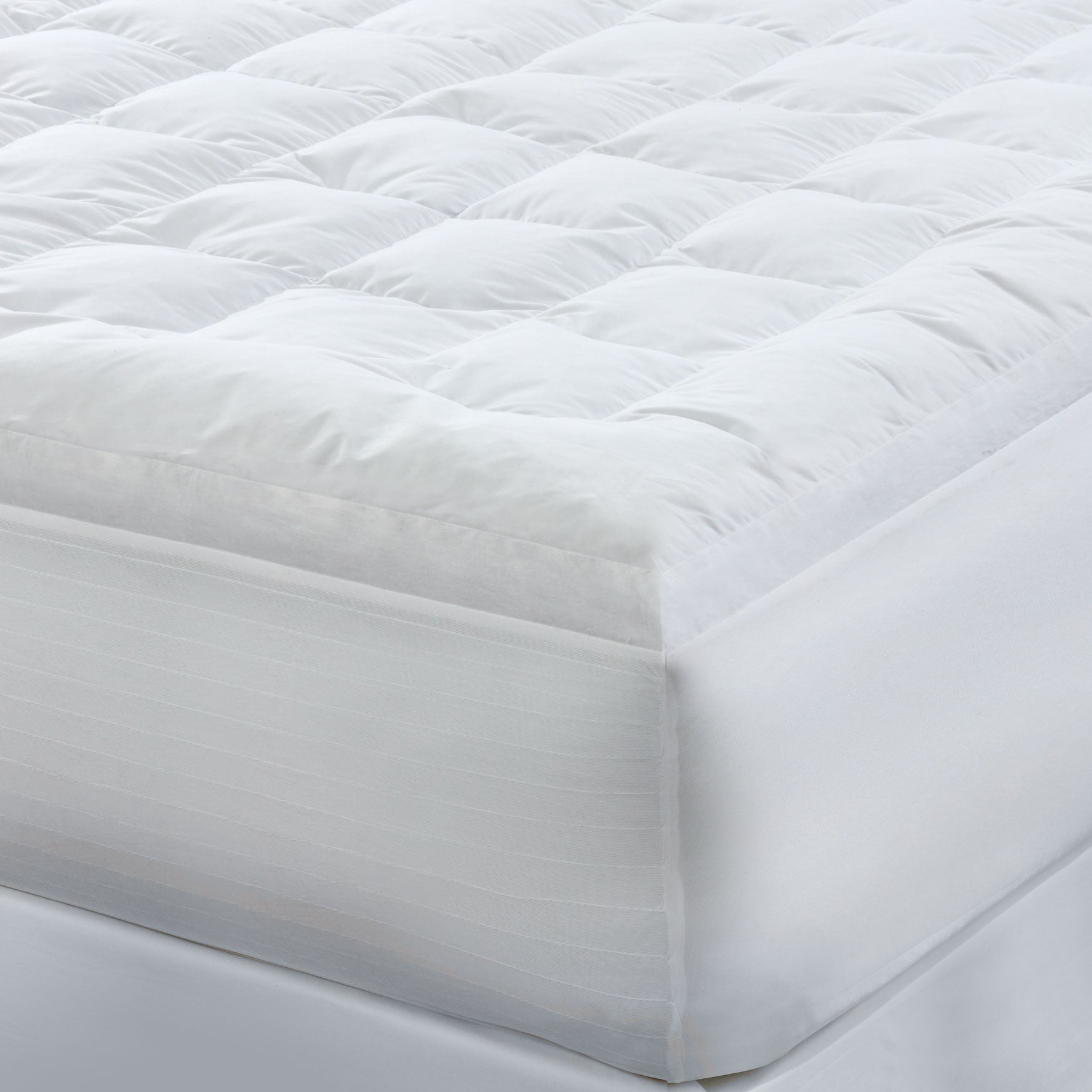 Bed Tite™ Feather Fill Mattress Pad| Bedding | Brylane Home Bed Tite™ Feather Fill Mattress Pad| Bedding | Brylane Home