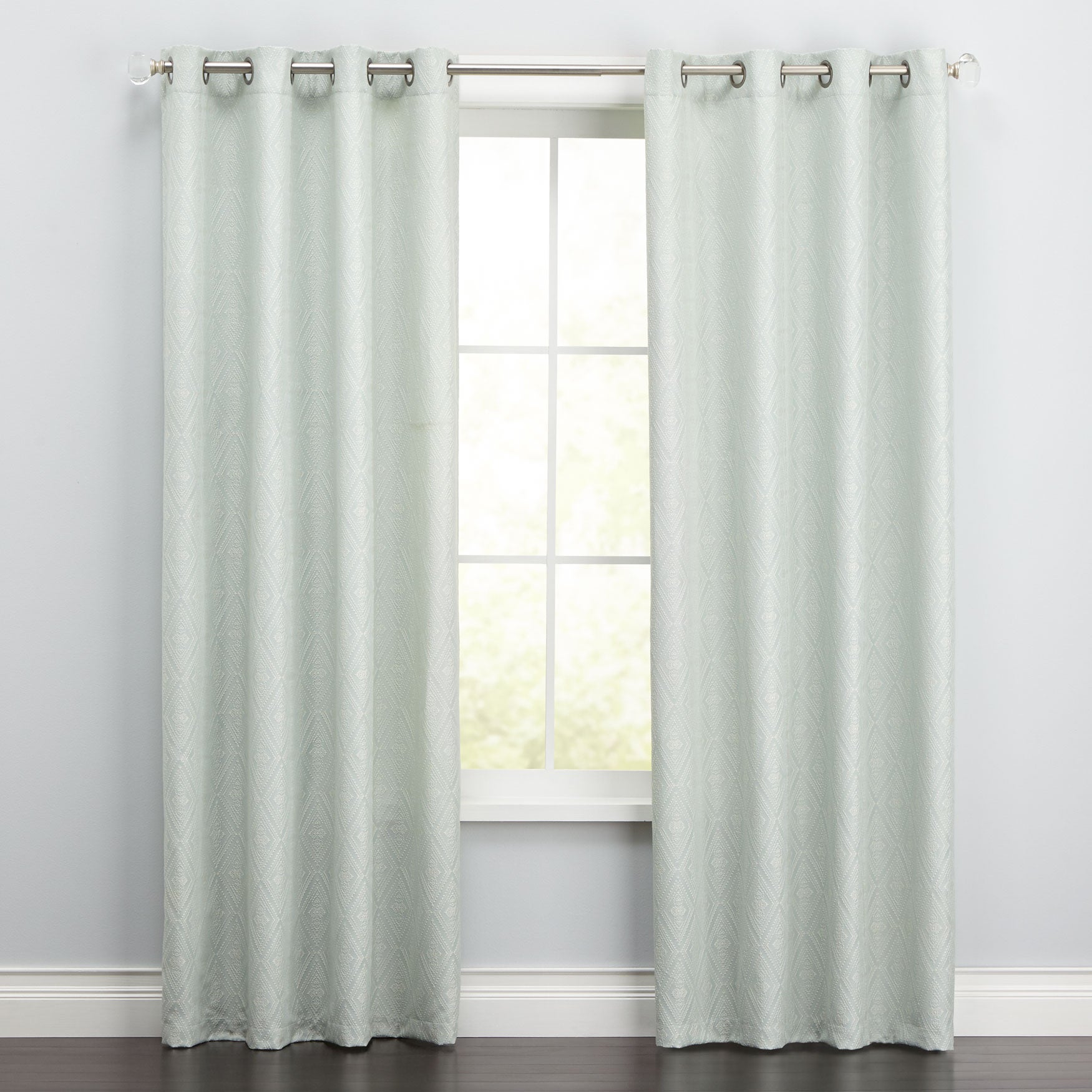 Embroidered Jameson Grommet Panel Window Brylane Home