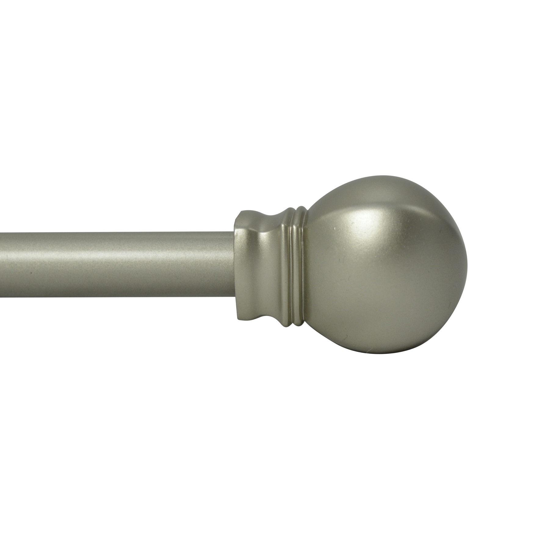 66&quot;-120&quot; Rod set with Ball Finial, PEWTER