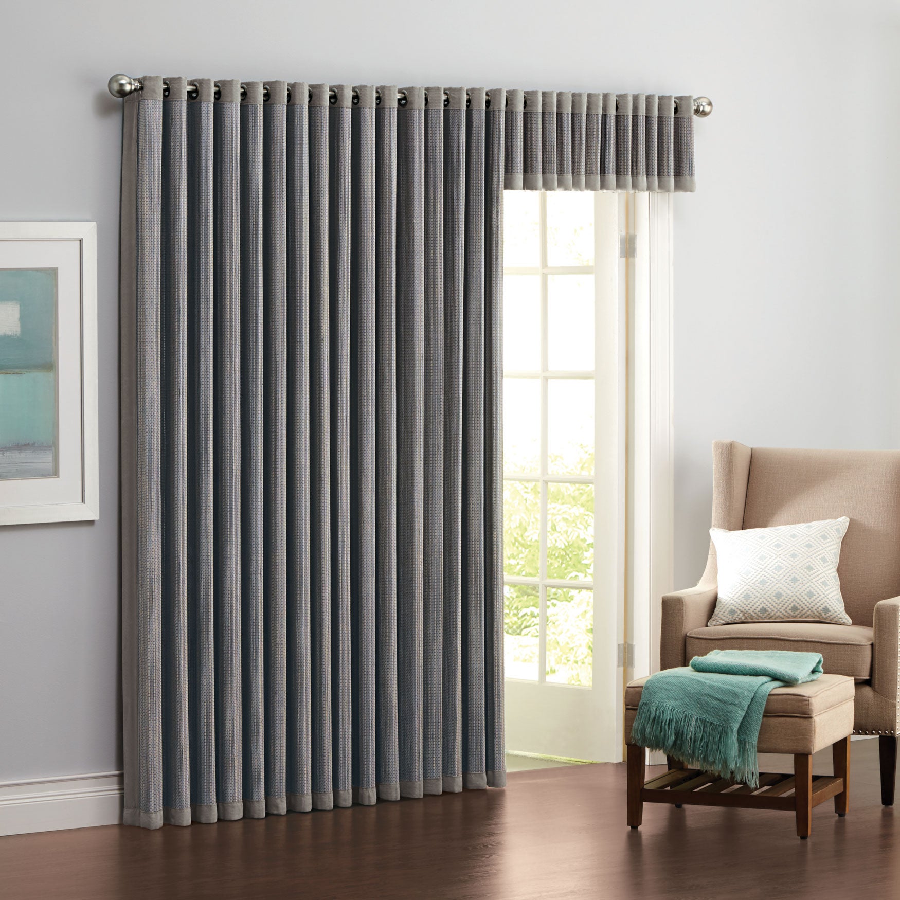 Bamboo Grommet Panel Curtains & Drapes Brylane Home