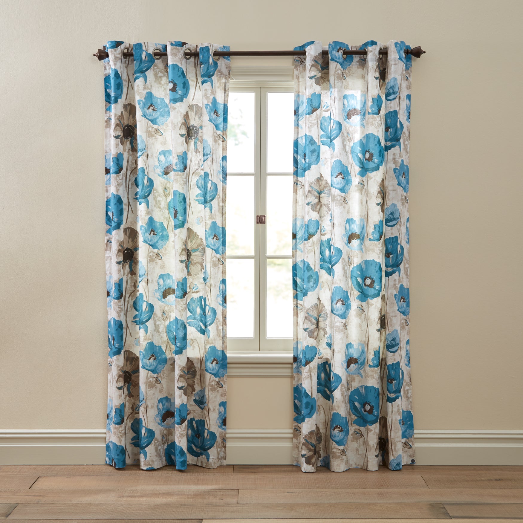 BH Studio Canvas Printed Grommet Panel Brylane Home