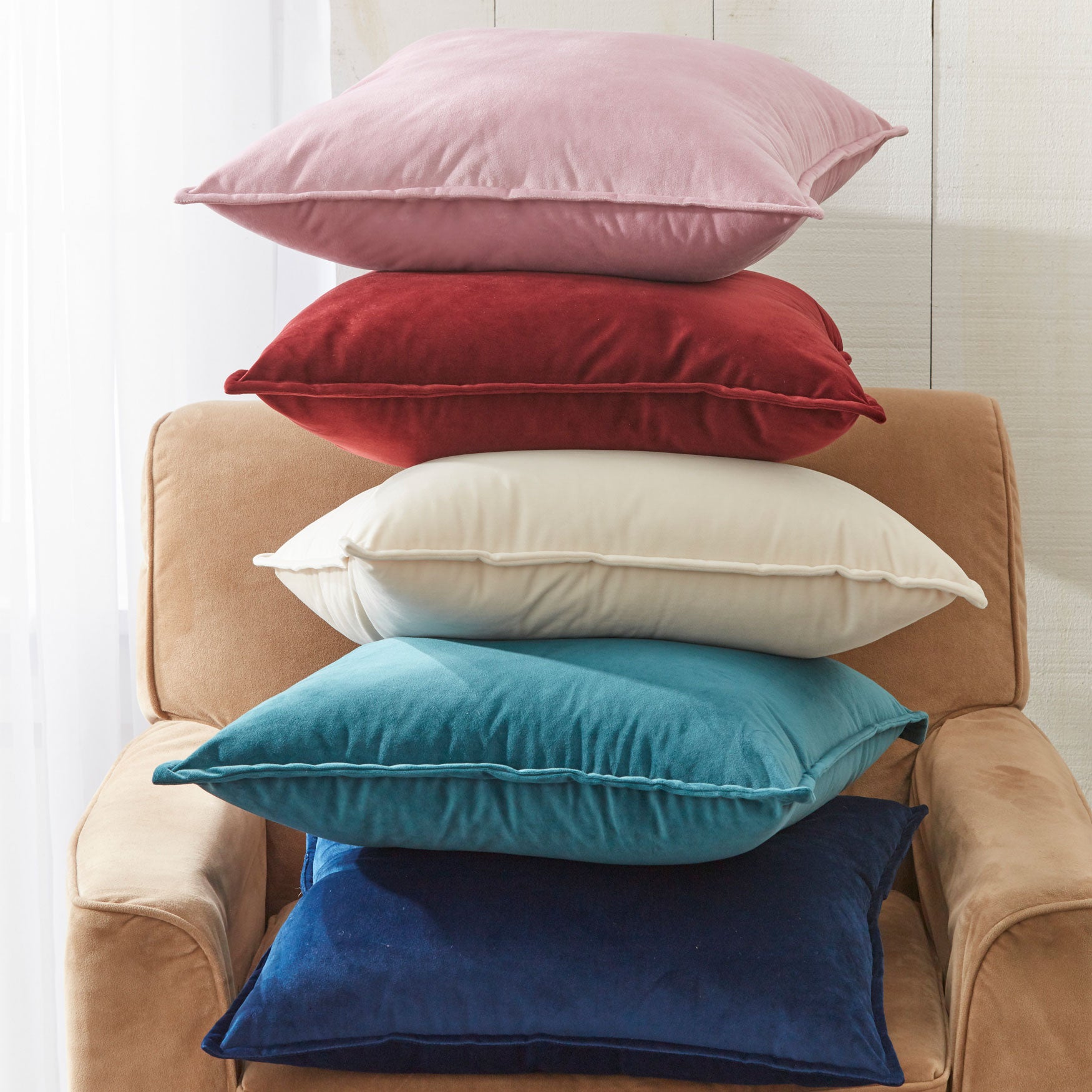 Venice Velvet Pillow| Throw Pillows & Poufs | Brylane Home