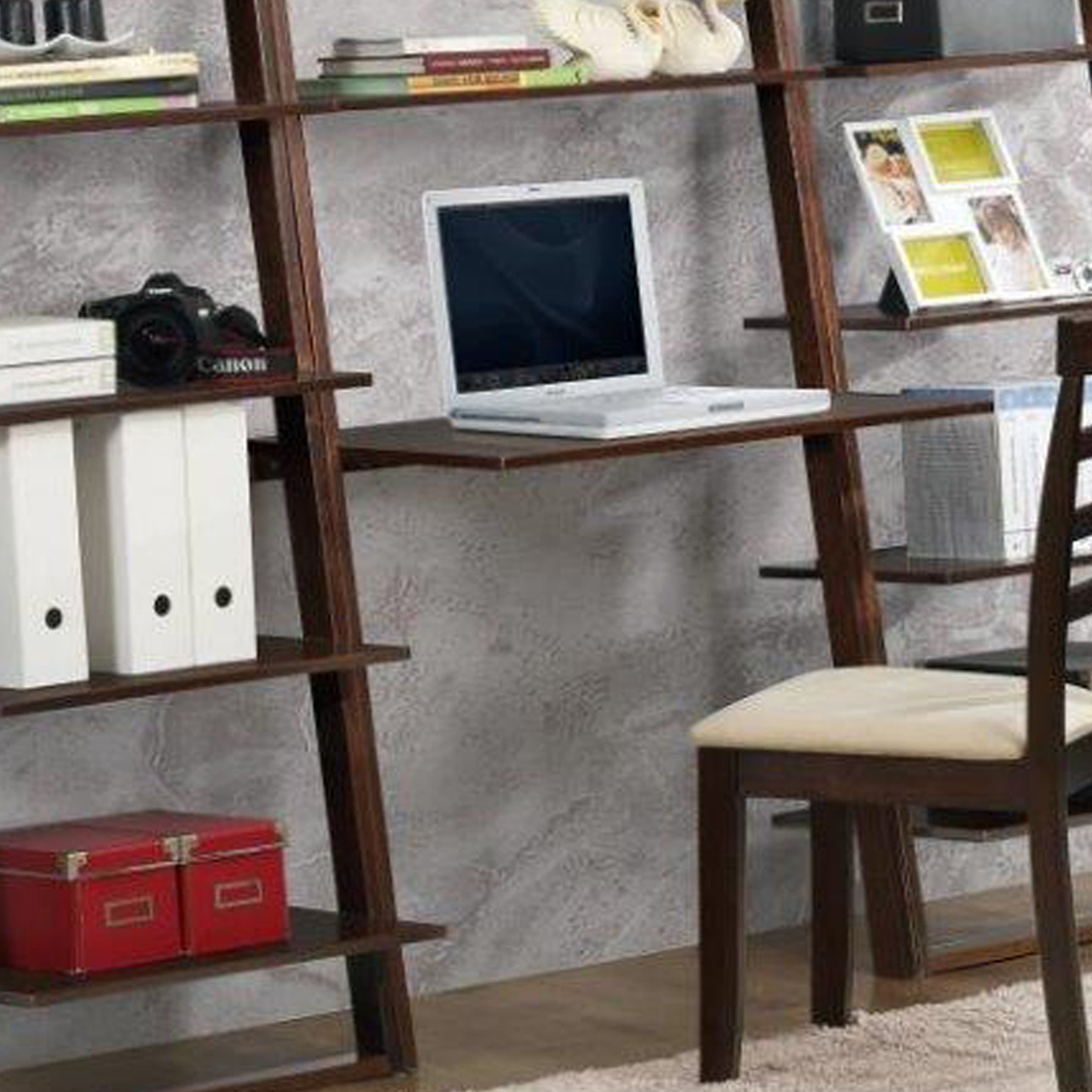 Arlington Wall Shelf With Desk Bookshelves Brylane Home