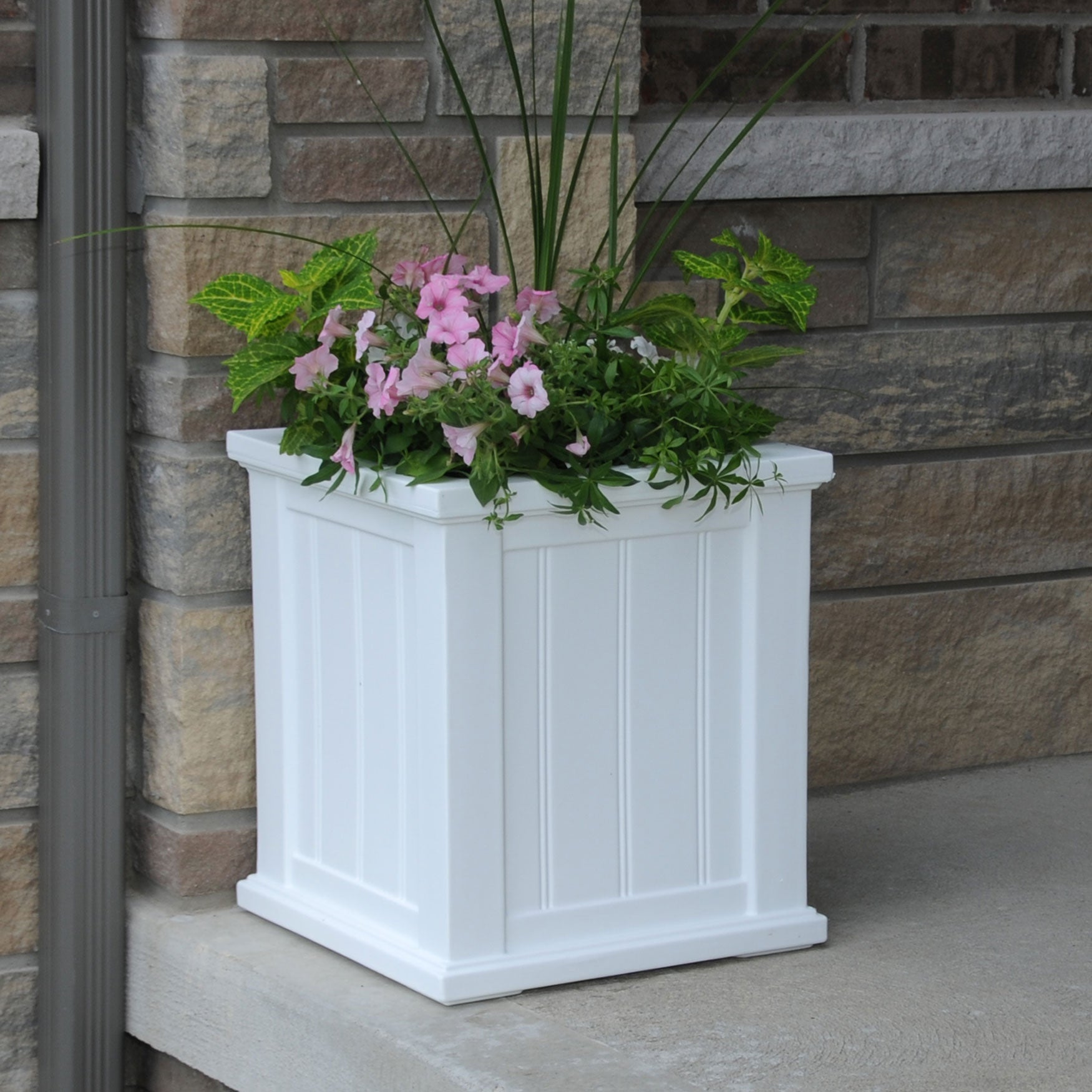 16"Sq. Cape Cod Patio Planter Garden & Planters Brylane Home