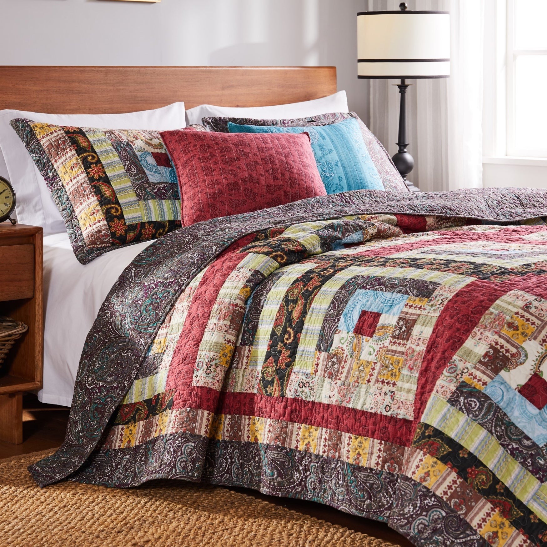 Colorado Lodge Quilt Set Greenland Home Fashions Brylane Home