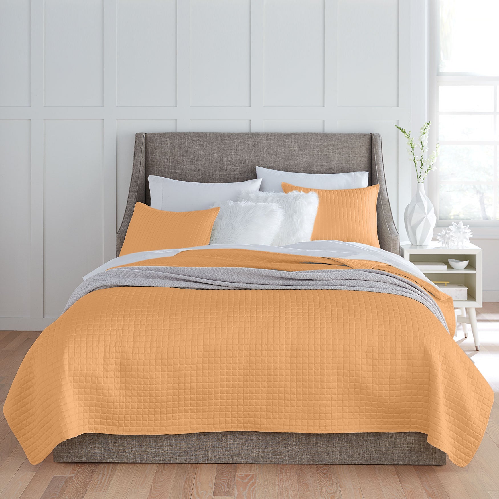 Billie Matte Satin Quilt Brylane Home