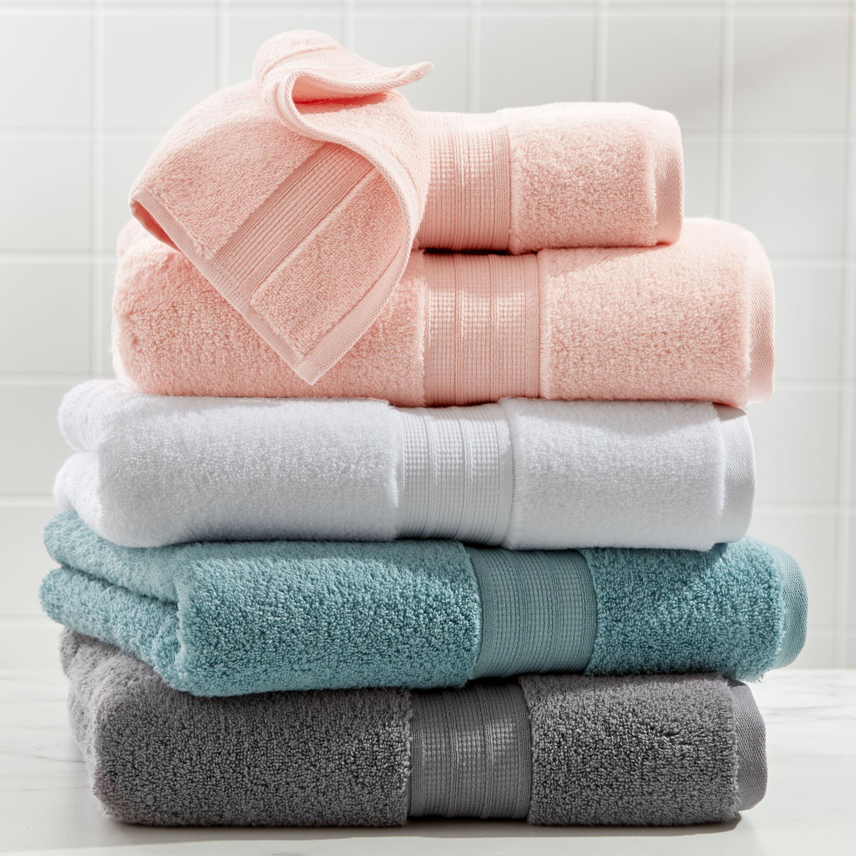 Micro Cotton® 3Pc. Towel Set Brylane Home