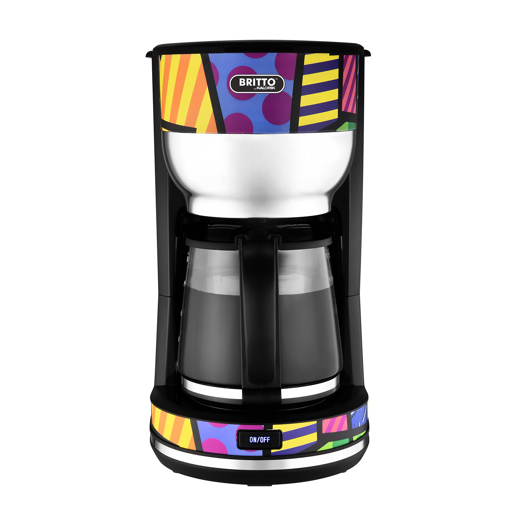 Kalorik by Britto 10-cup Coffee Maker, Multicolor Design, MULTI