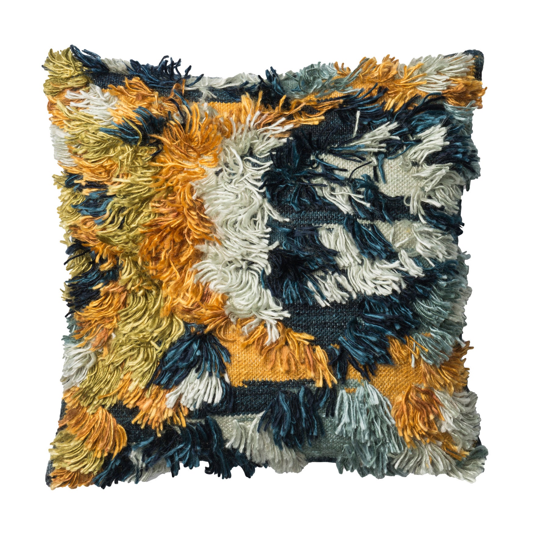 Shaggy Bohemian Water Decorative Pillow Plus Size Throw Pillows