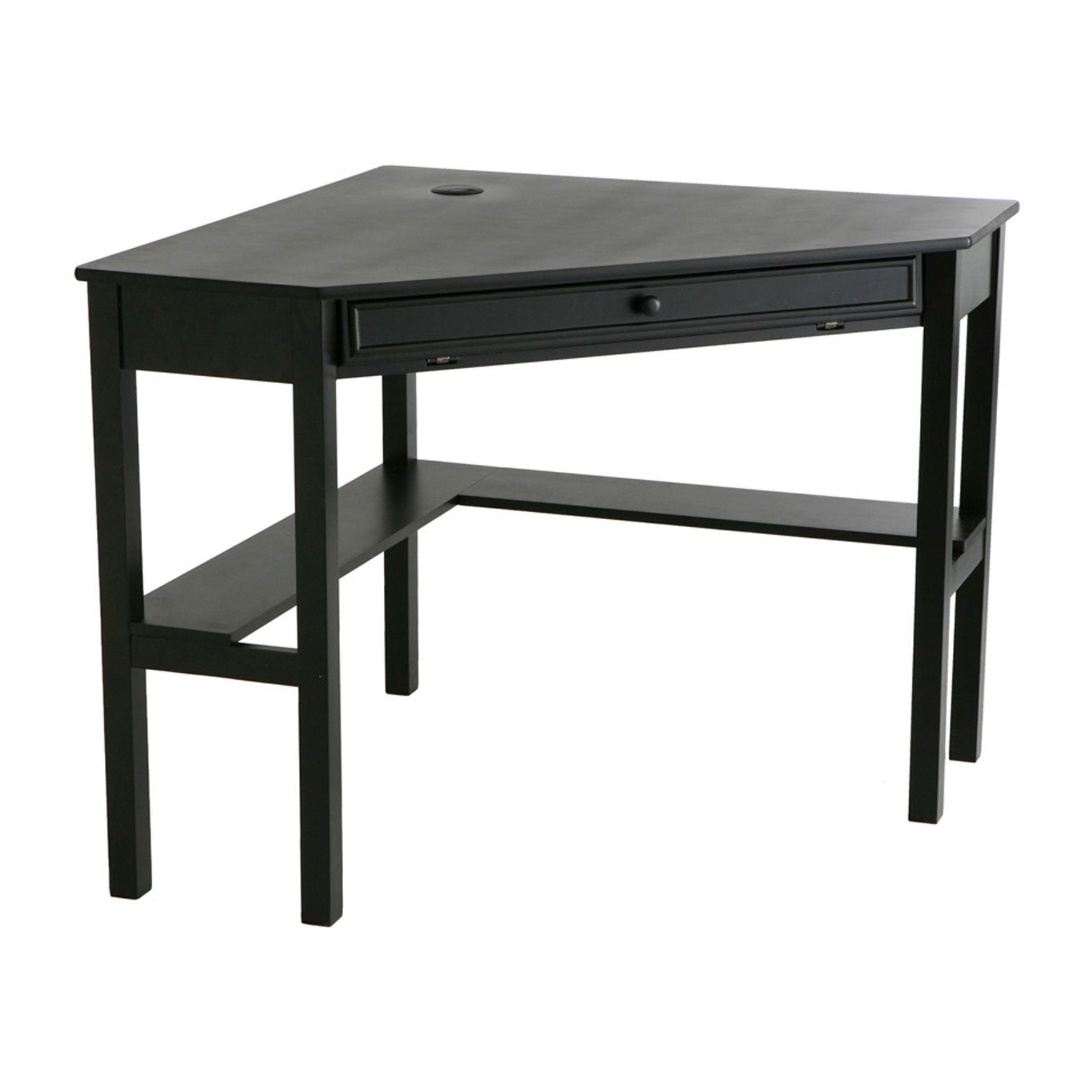 Solid Wood Modern Corner Computer Desk Office Desks Brylane Home