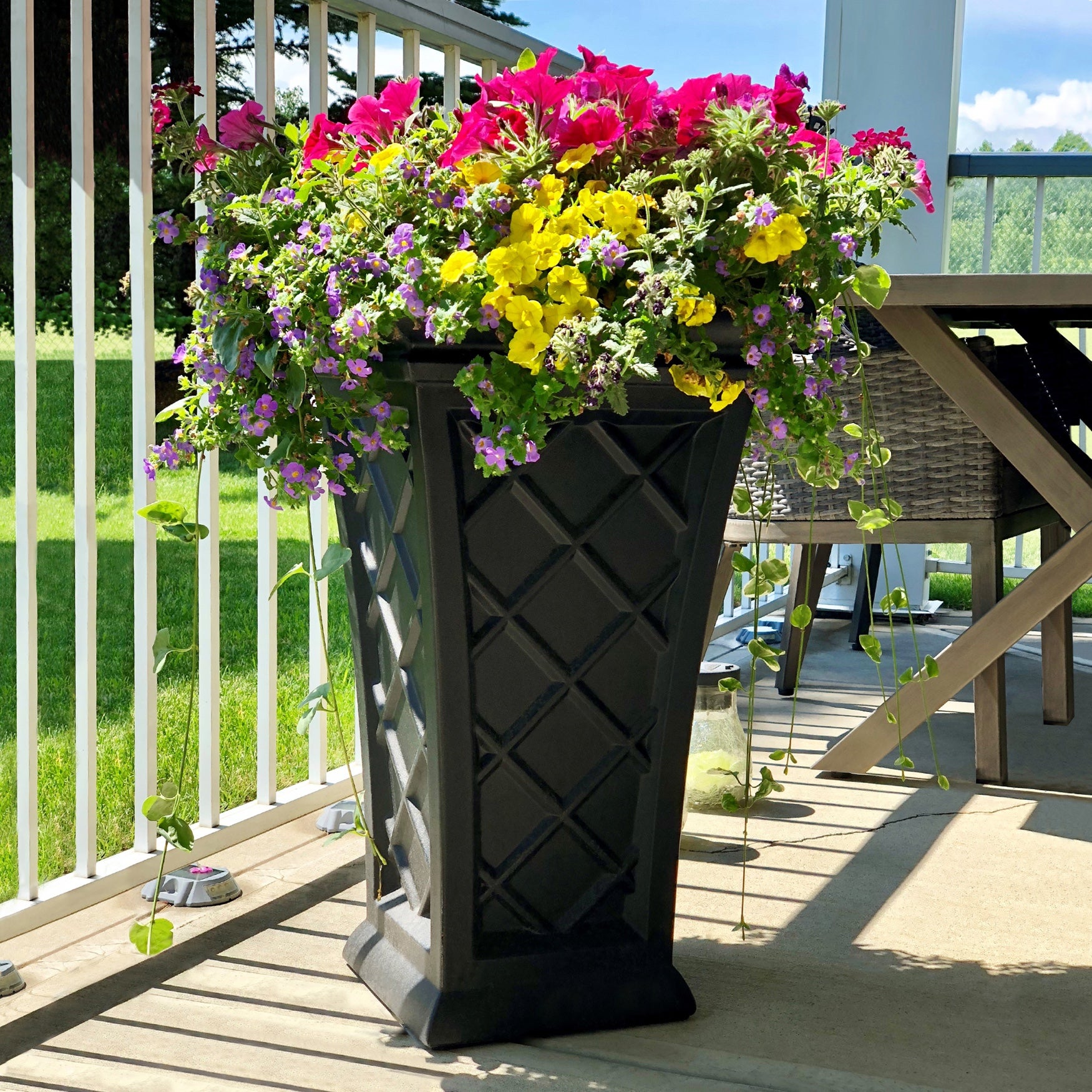 Georgian 28 Tall Planter Garden Planters Brylane Home