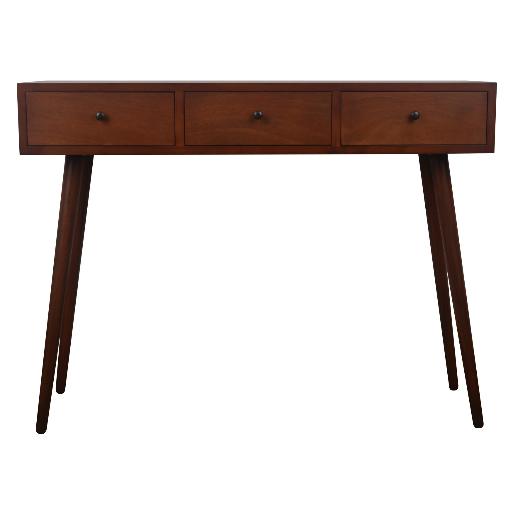 MidCentury 3Drawer Console Table by J. Hunt Accent Furniture