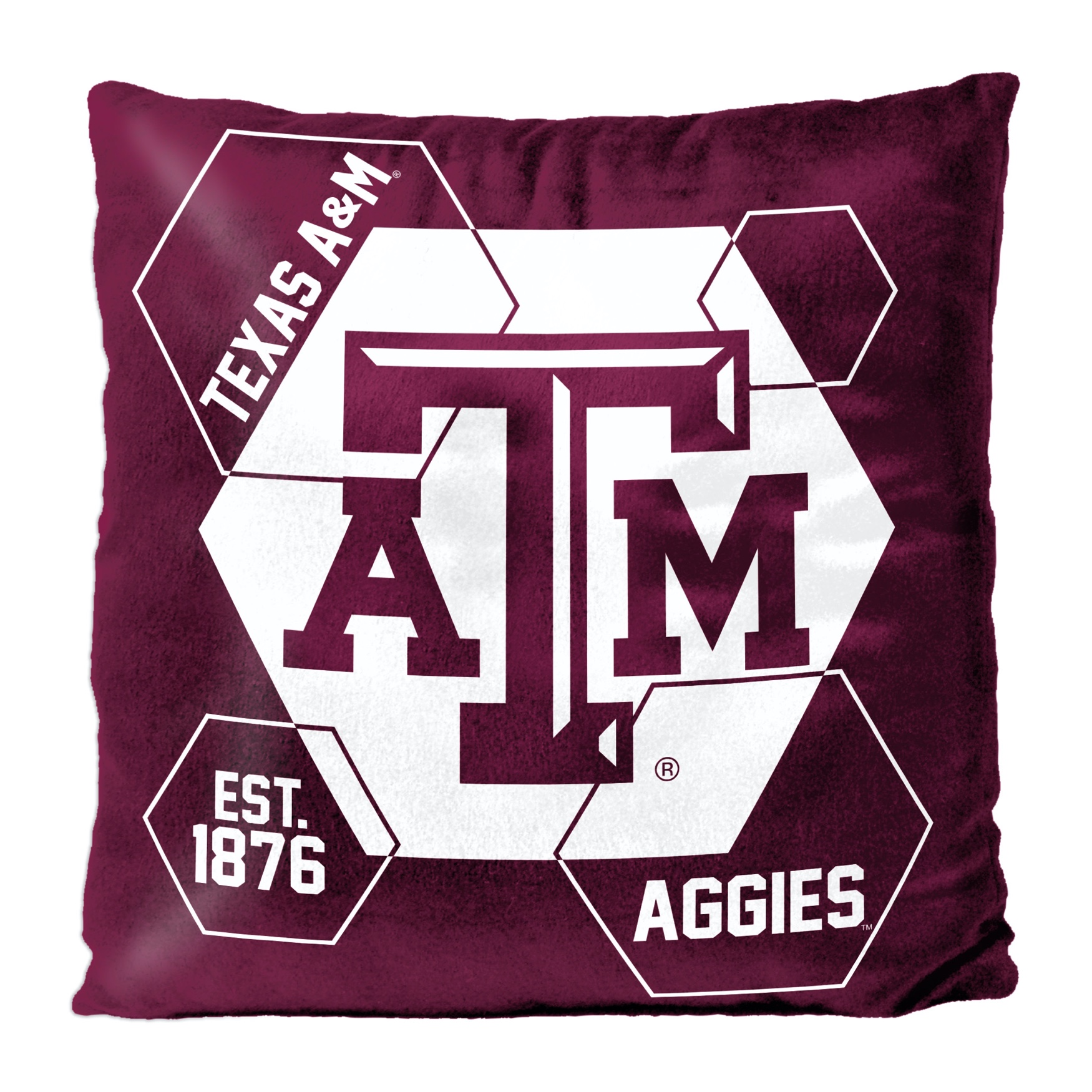 Texas A&M Connector Velvet Reverse Pillow, MULTI