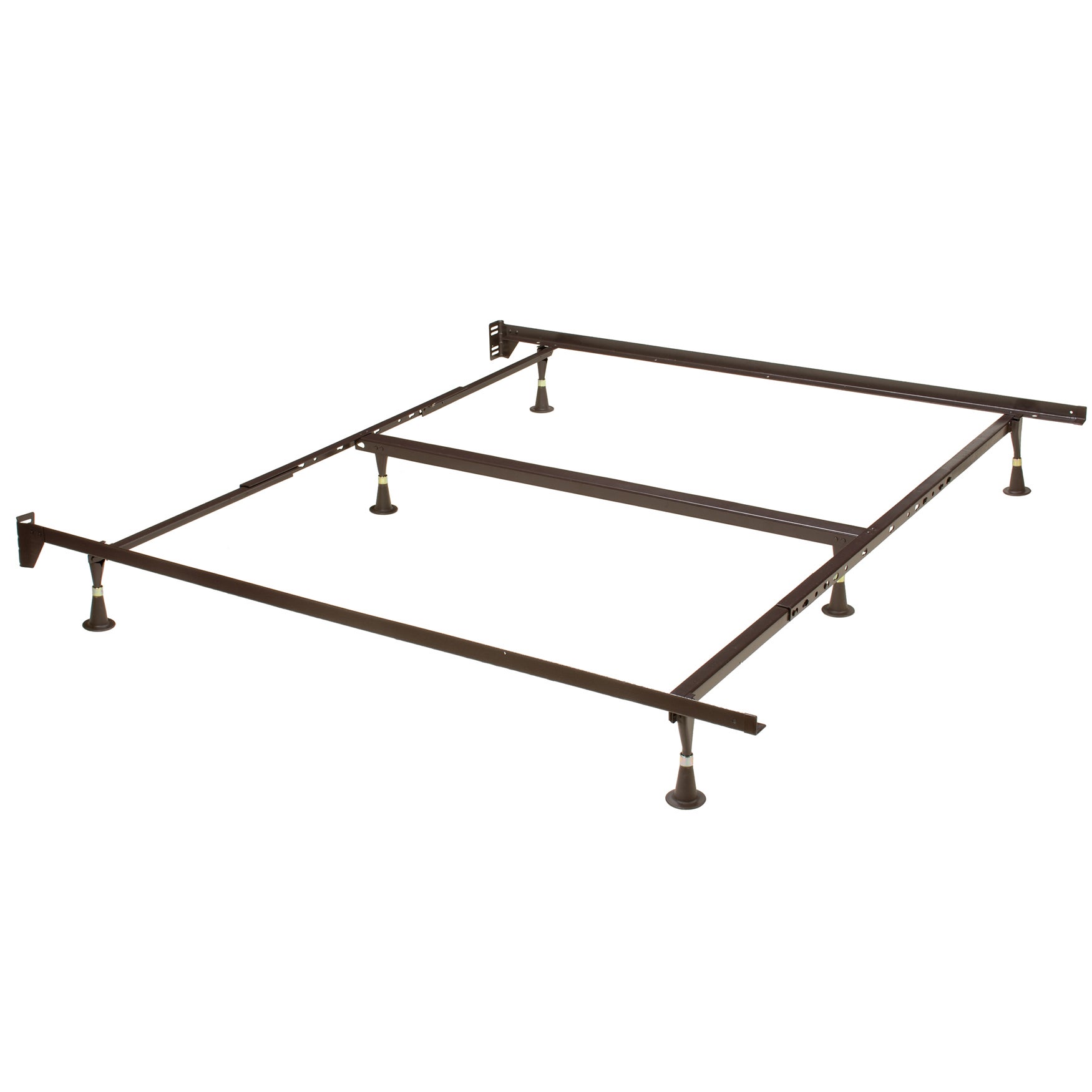 Hillsdale 6 Leg Queen/King Bed Frame Brylane Home