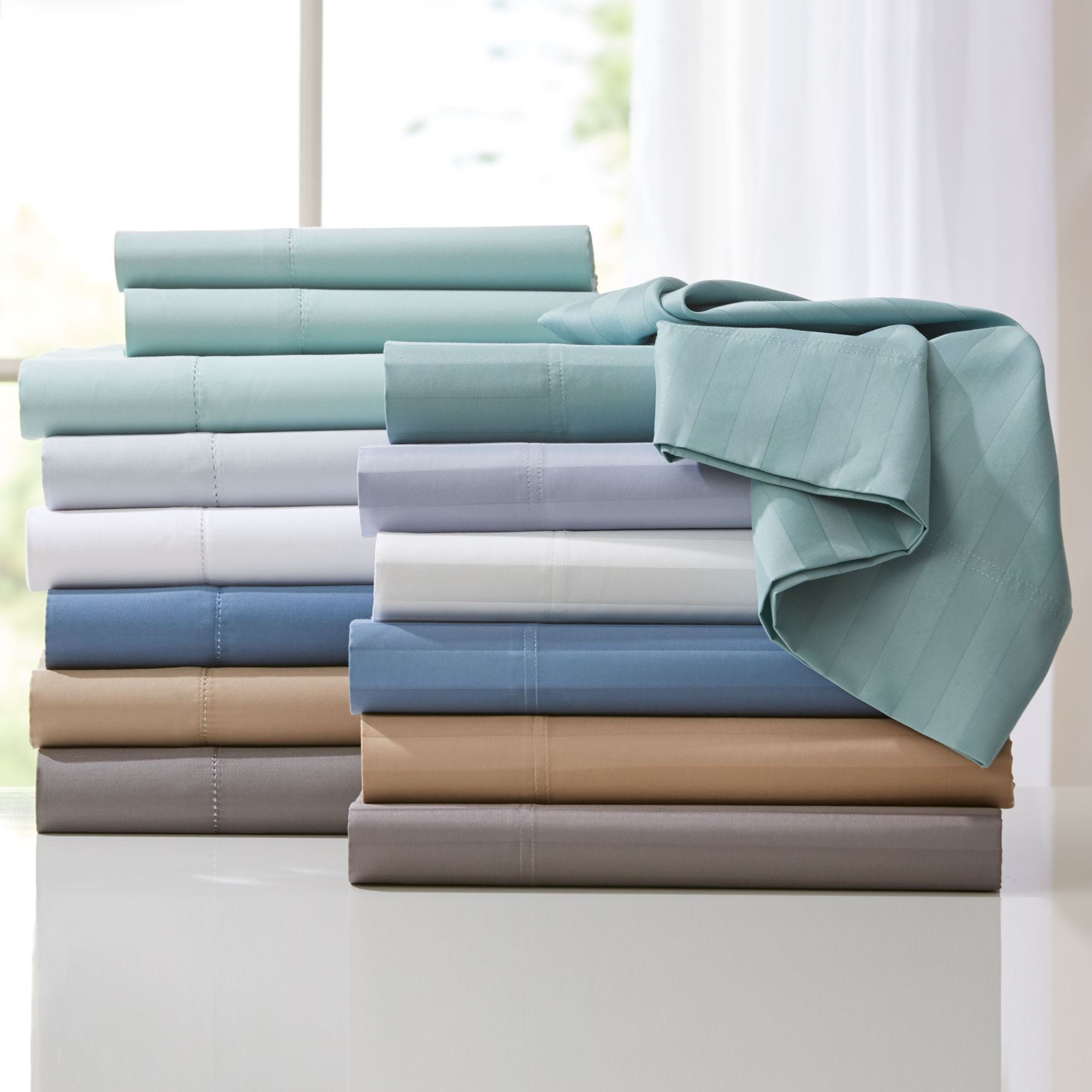 600TC 6pc Cotton Blend Sheet Set Collection Brylane Home