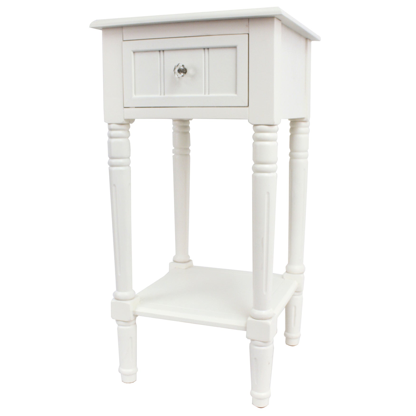28" White Square Accent Table Brylane Home