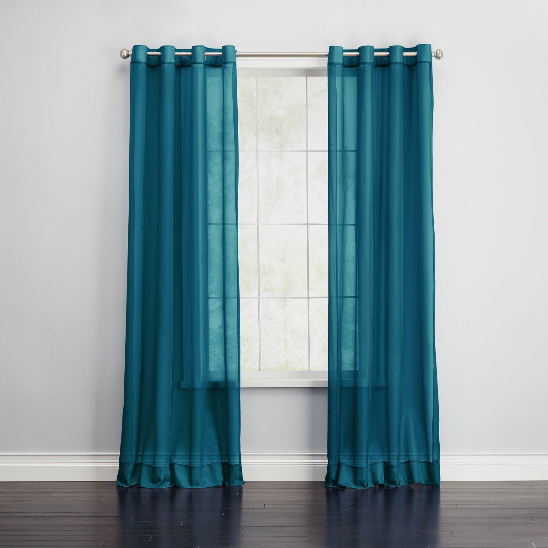 Bh Studio Sheer Voile Grommet Panel Sheer Curtains