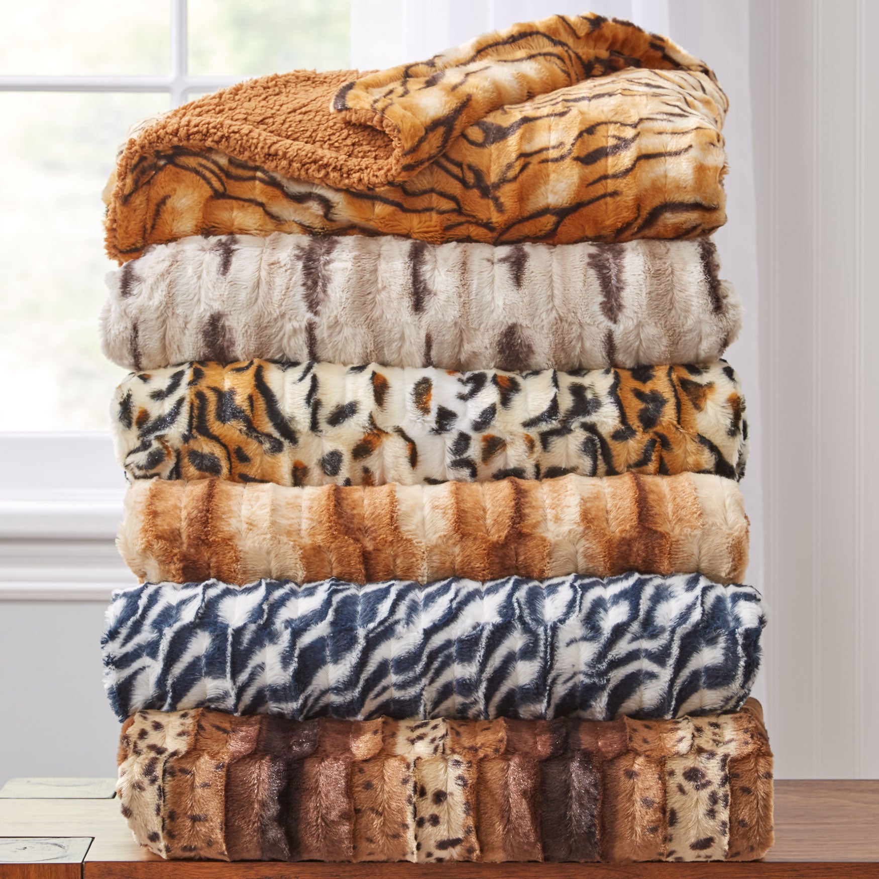 Faux Fur Animal Print Collection, 