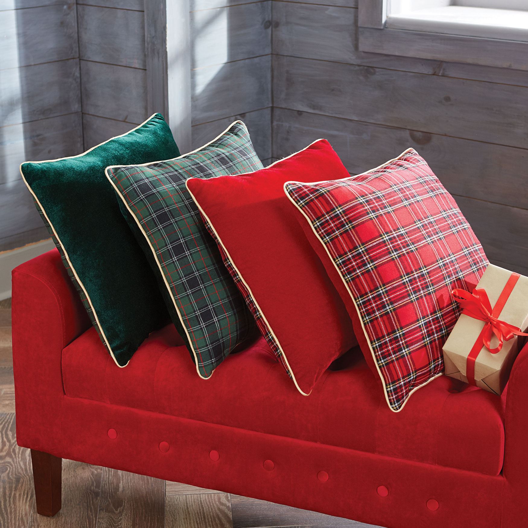 Plaid Toss Pillow Brylane Home