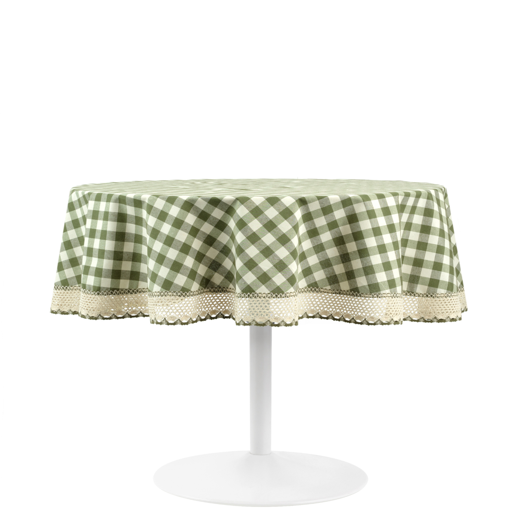 Buffalo Check Round Tablecloth 70 In, How To Sew A 70 Inch Round Tablecloth