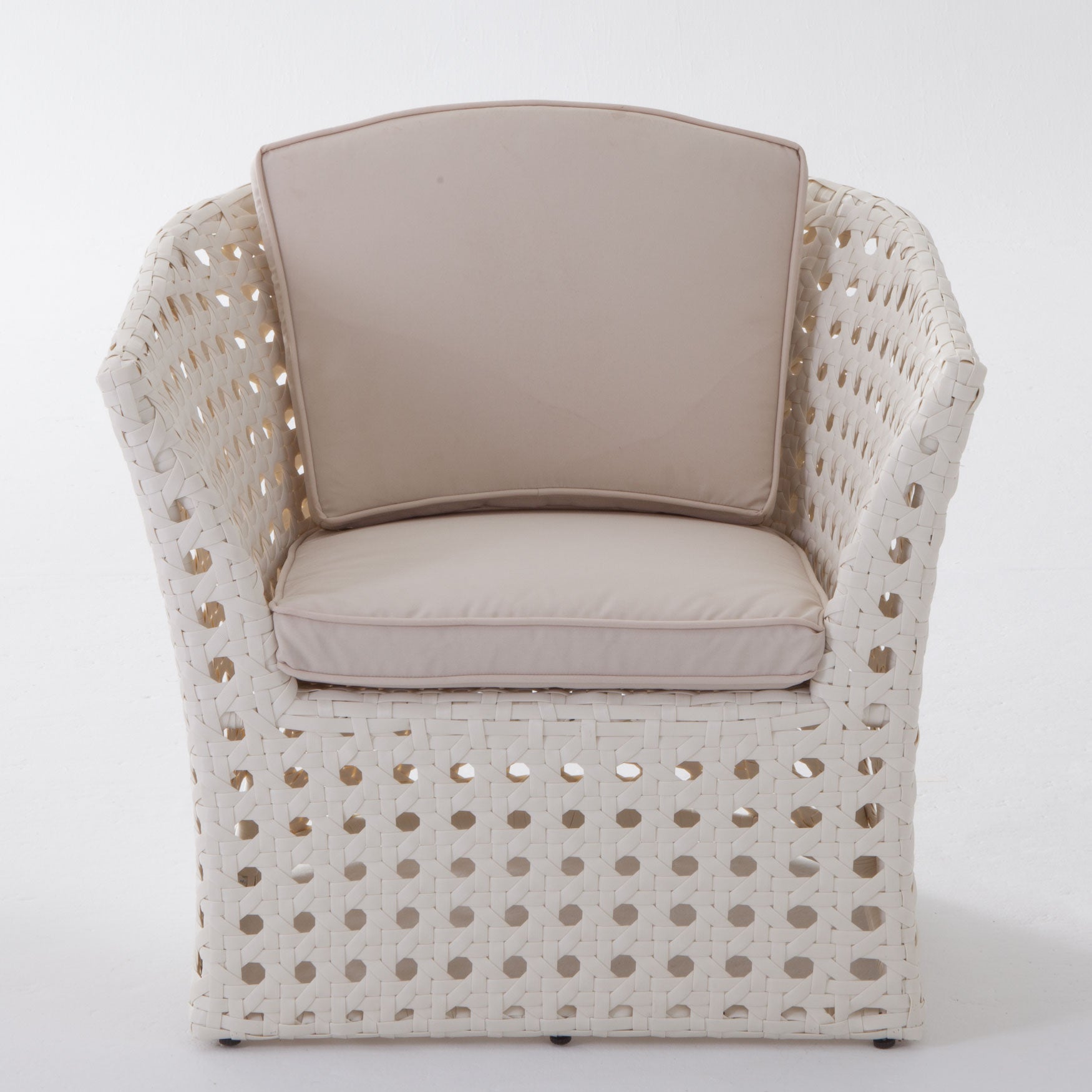 Capri All Weather Wicker Chair Outdoor Brylane Home