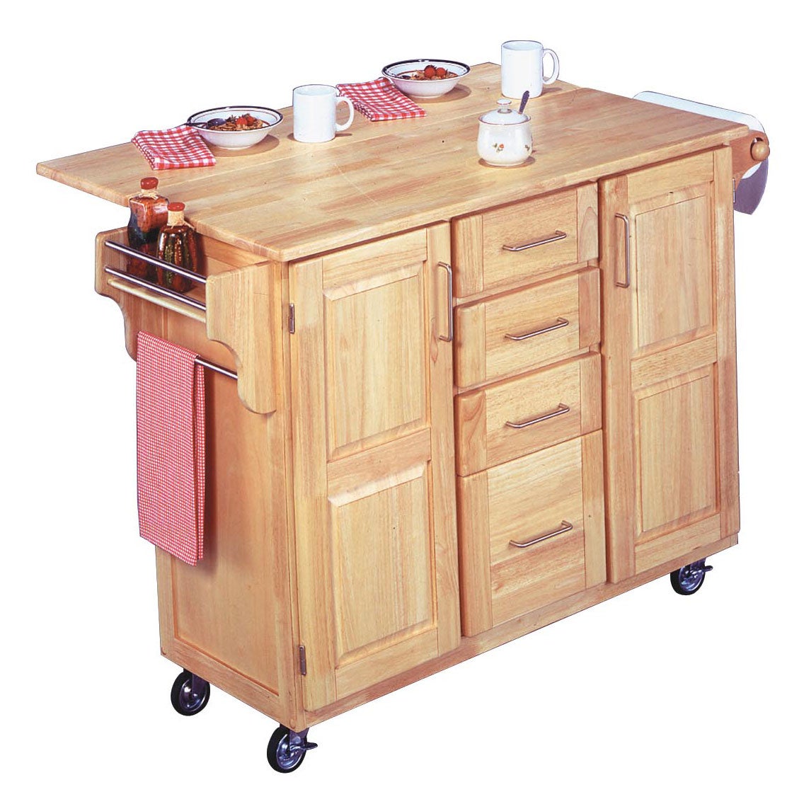 Kitchen Cart with Breakfast Bar | Brylane Home