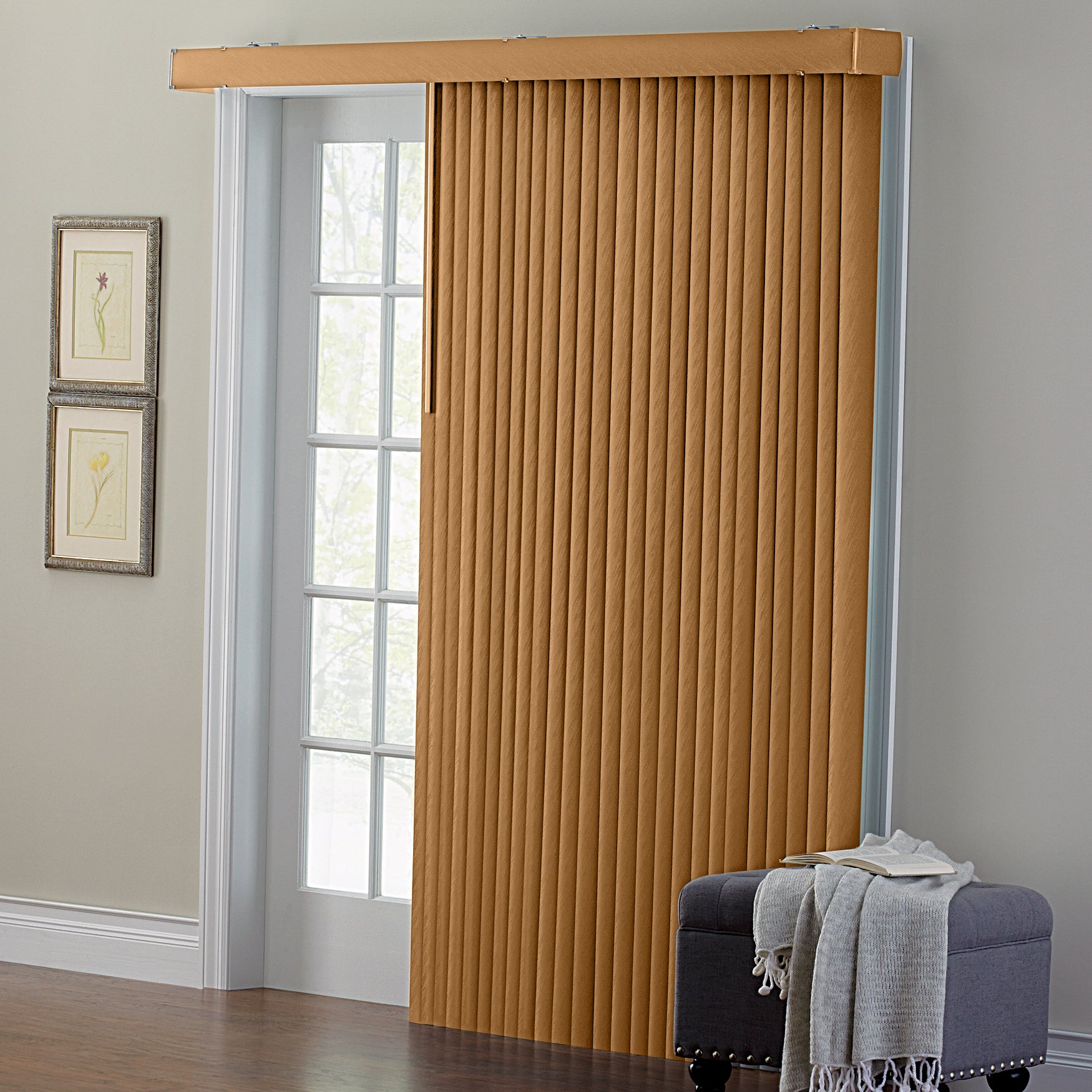 Embossed Vertical Blinds Brylane Home