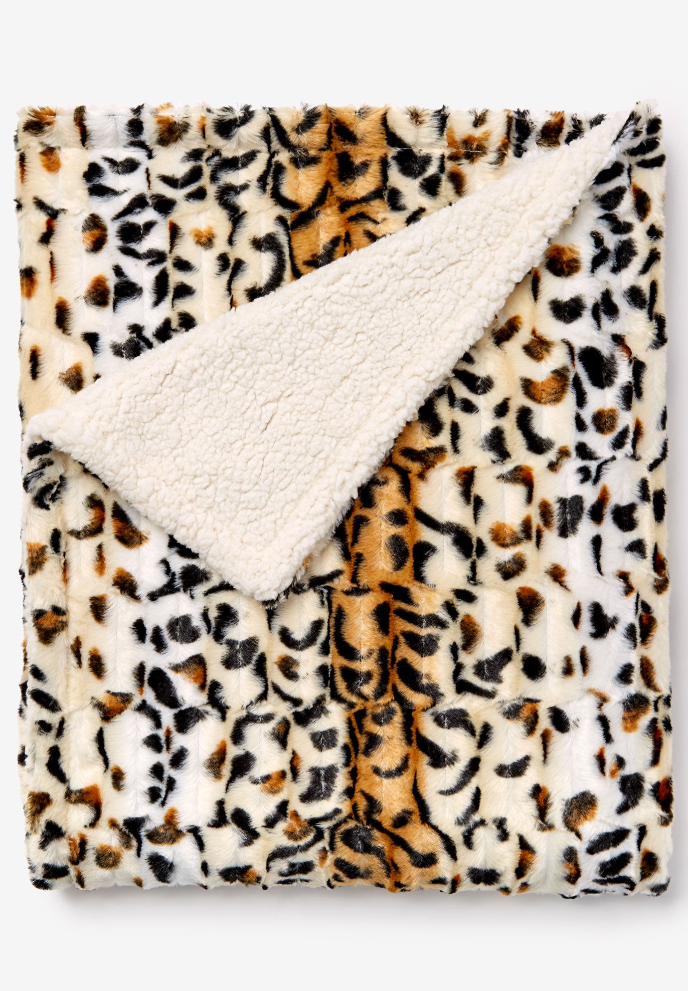 Faux Fur Animal Print Throw Blankets Throws Brylane Home