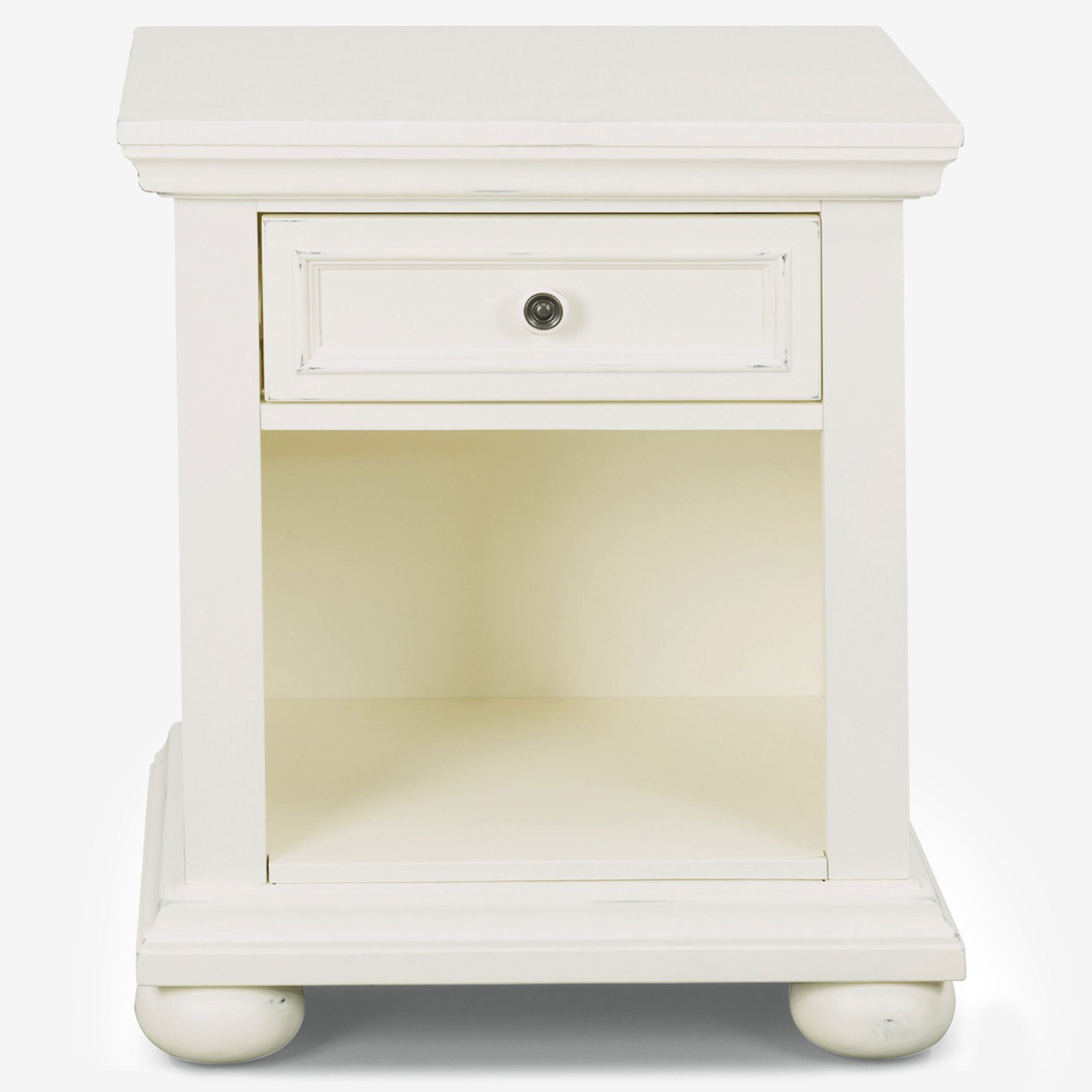 Dover White Night Stand Brylane Home