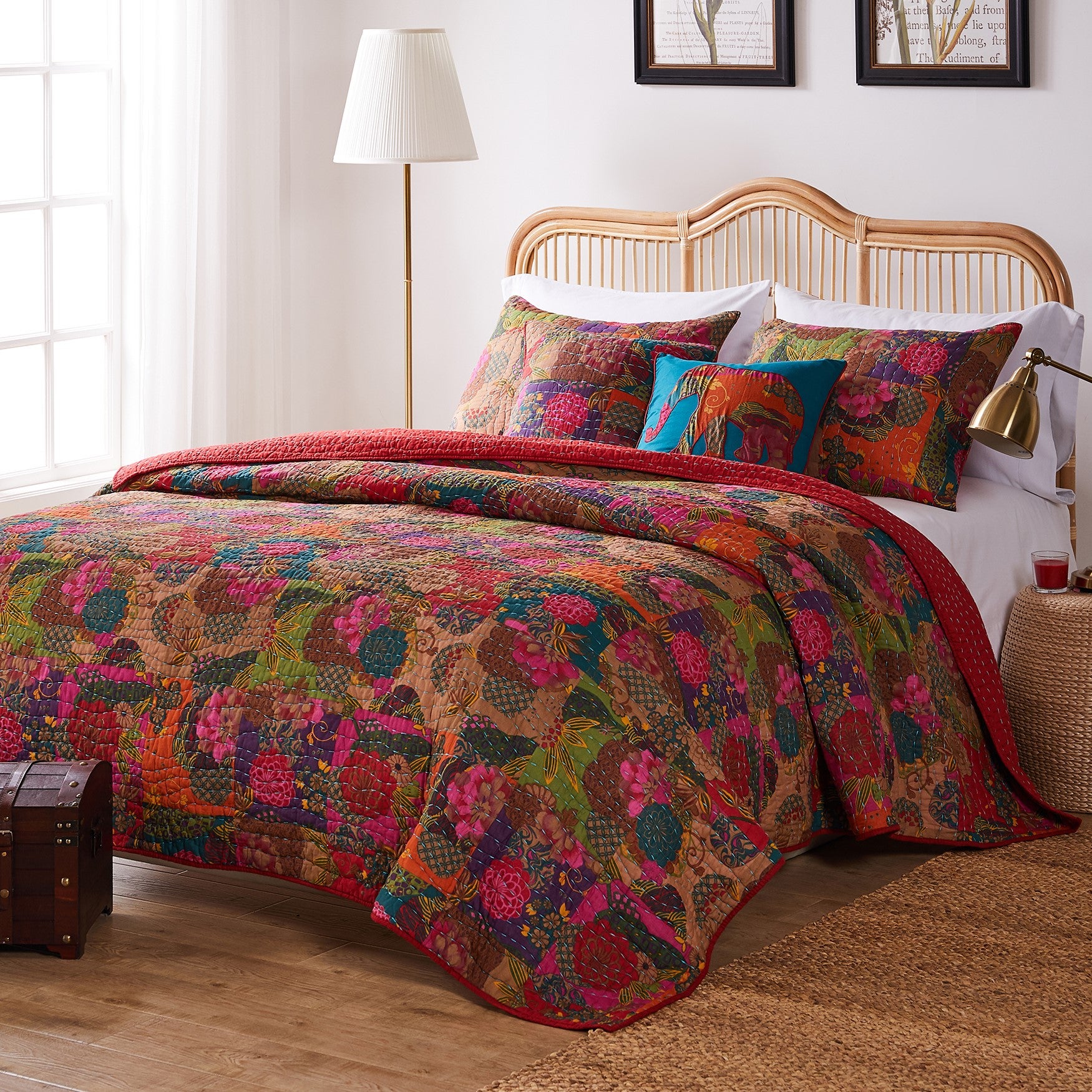 Jewel Bonus Quilt Set Greenland Home Fashions Brylane Home