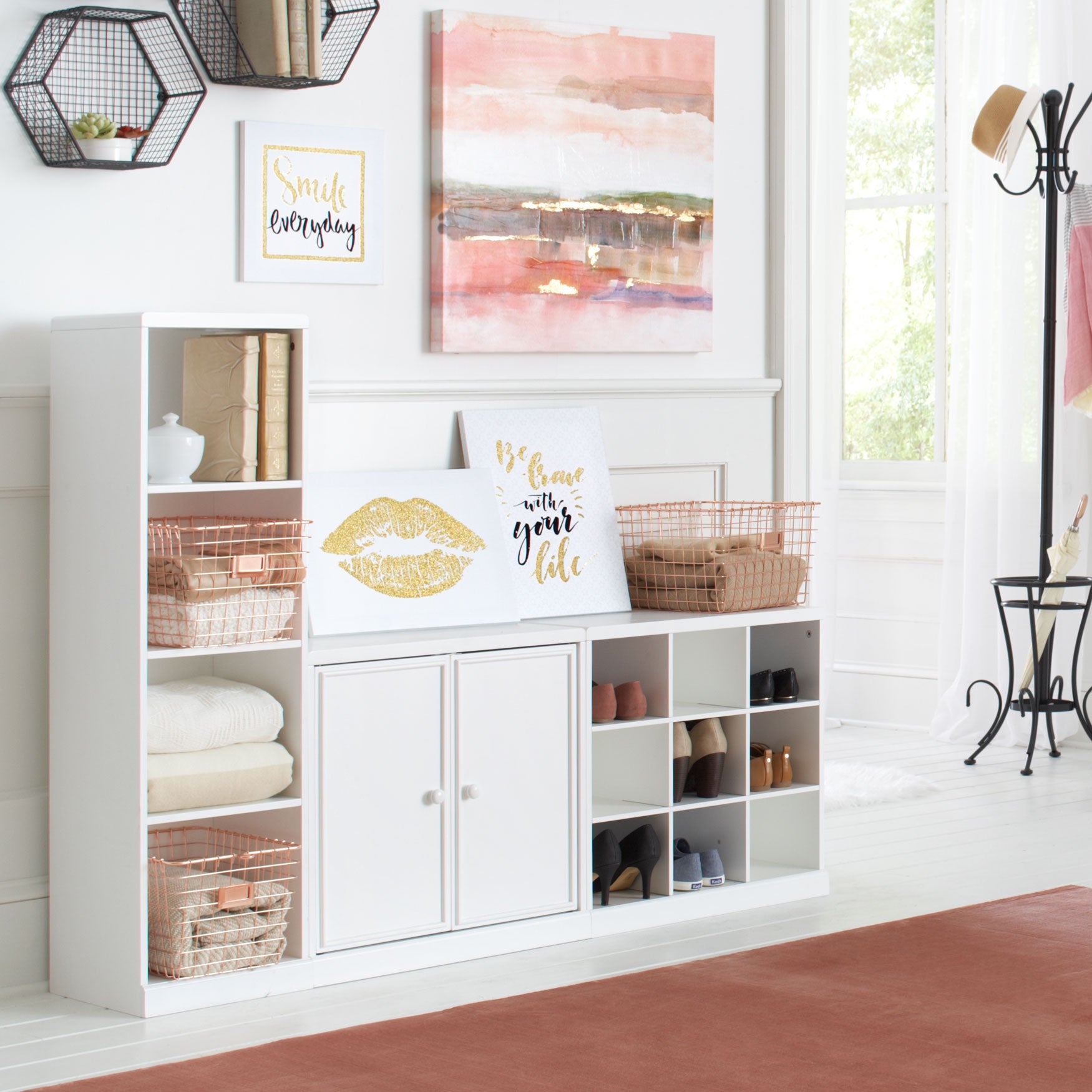 Scanto Narrow 9Cubby Storage Brylane Home