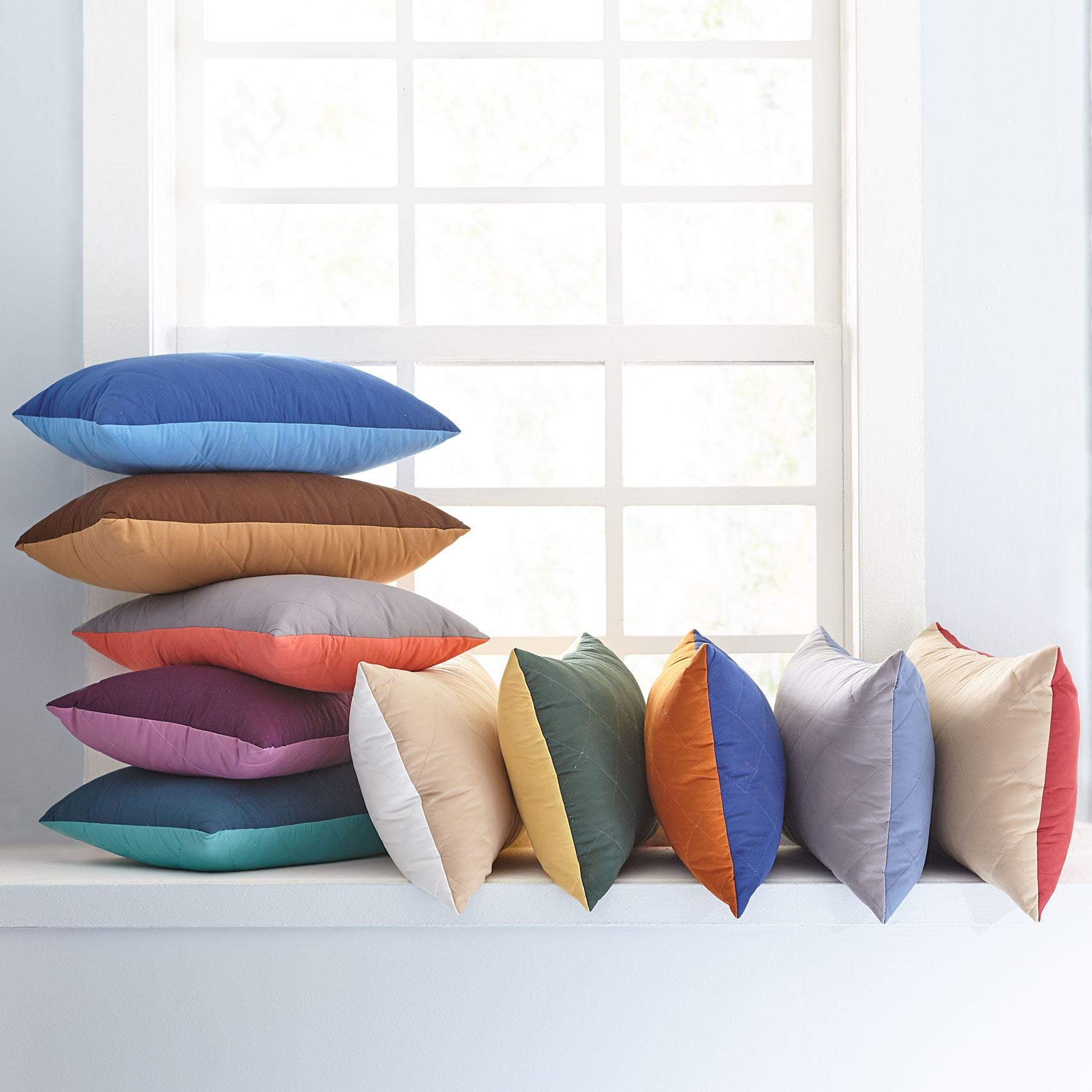 BH Studio® Reversible Quilted Lumbar Pillow Plus Size Pillows