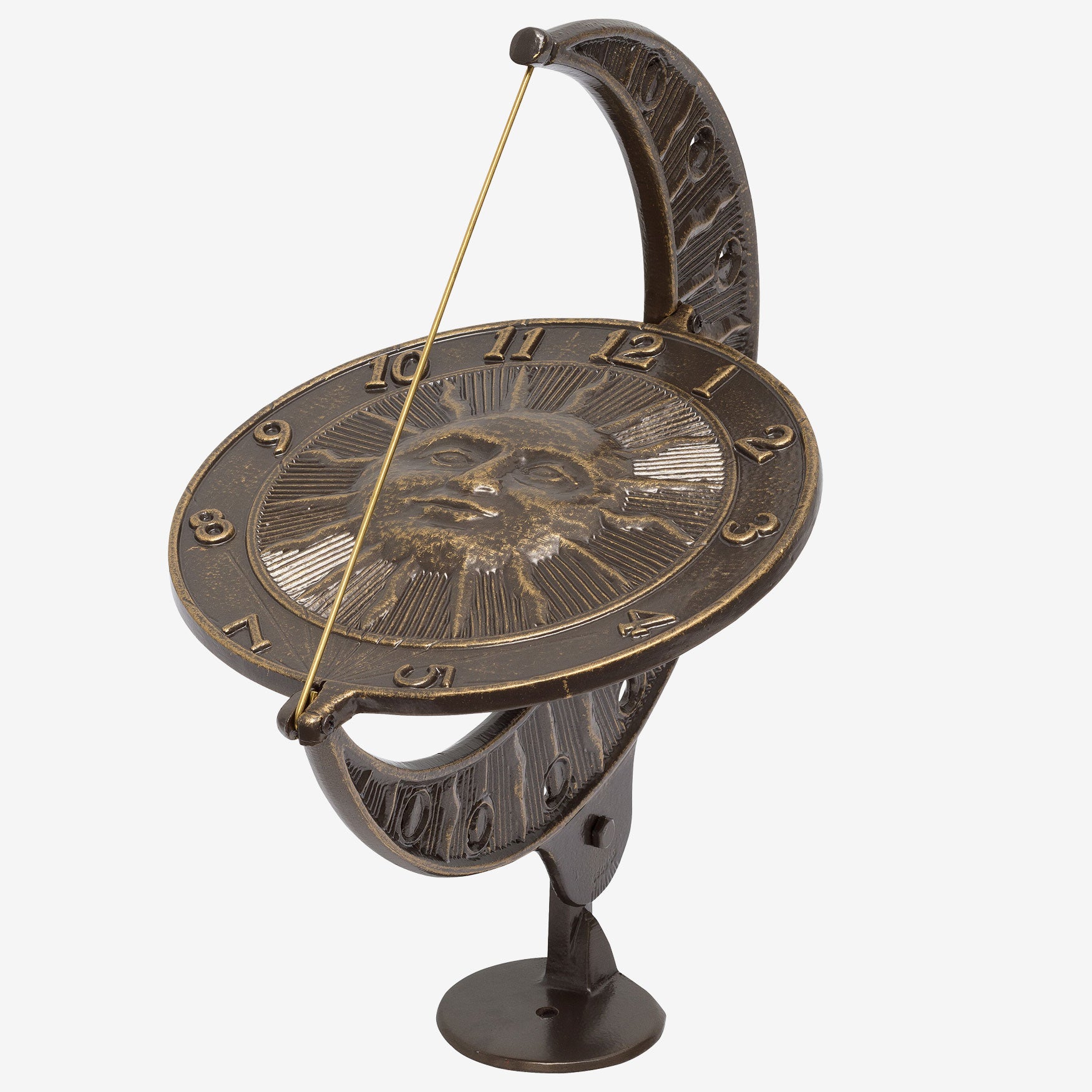 Sun And Moon Dial Outdoor Decor Brylane Home