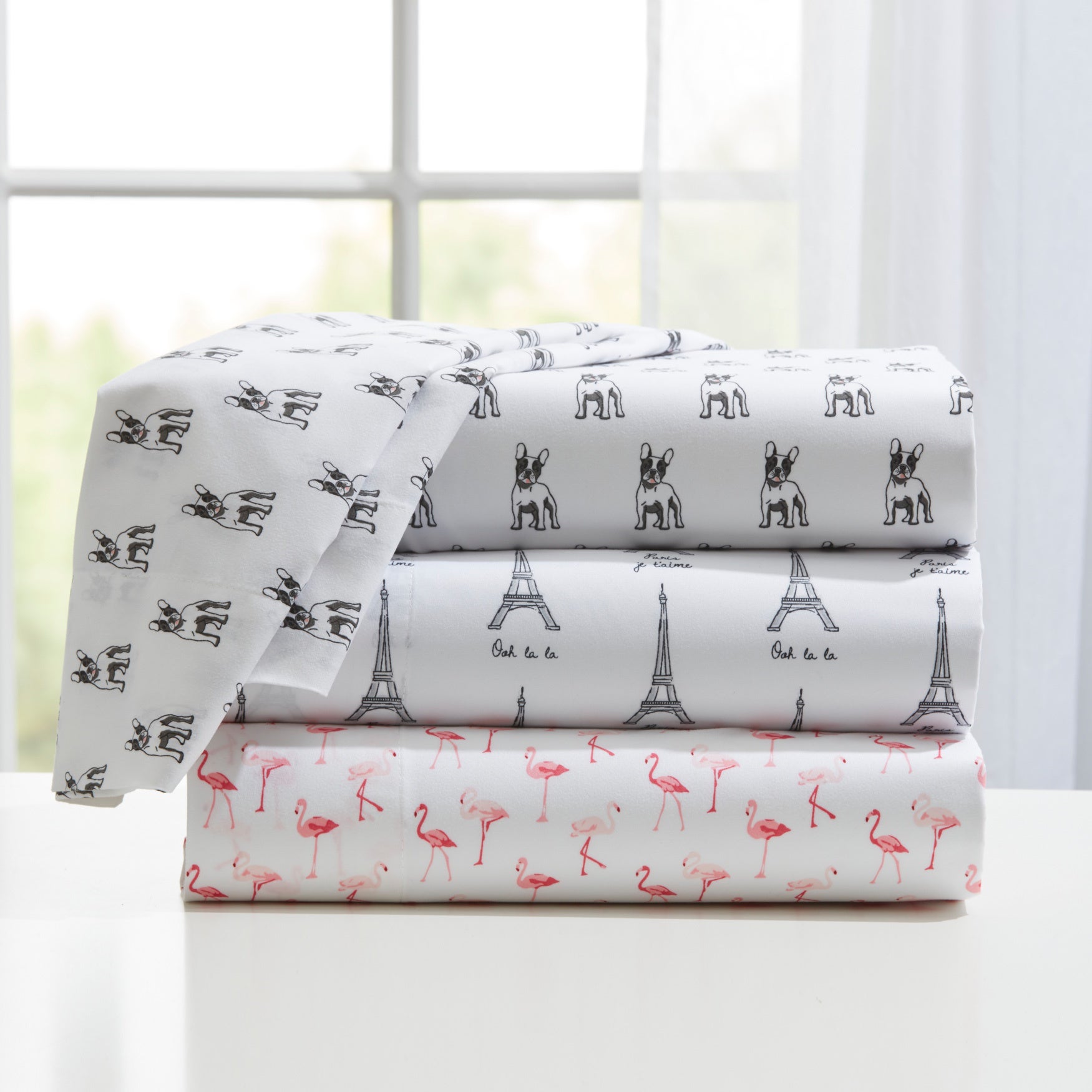 Printed Microfiber Sheet Set Brylane Home