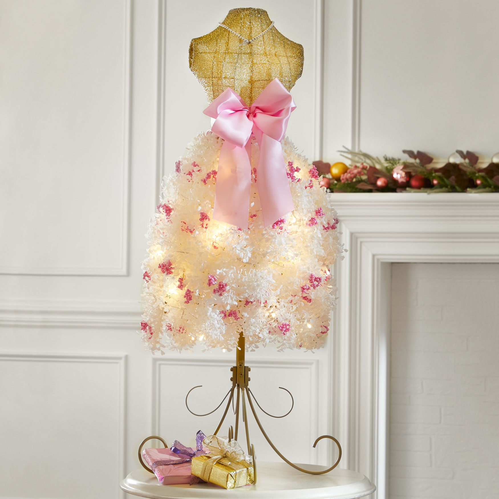 Pre Lit Mannequin Tree Brylane Home