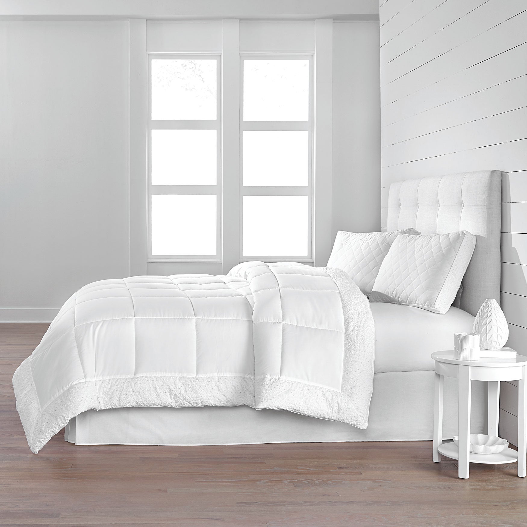 Adoria Eyelet Comforter Bedding Brylane Home