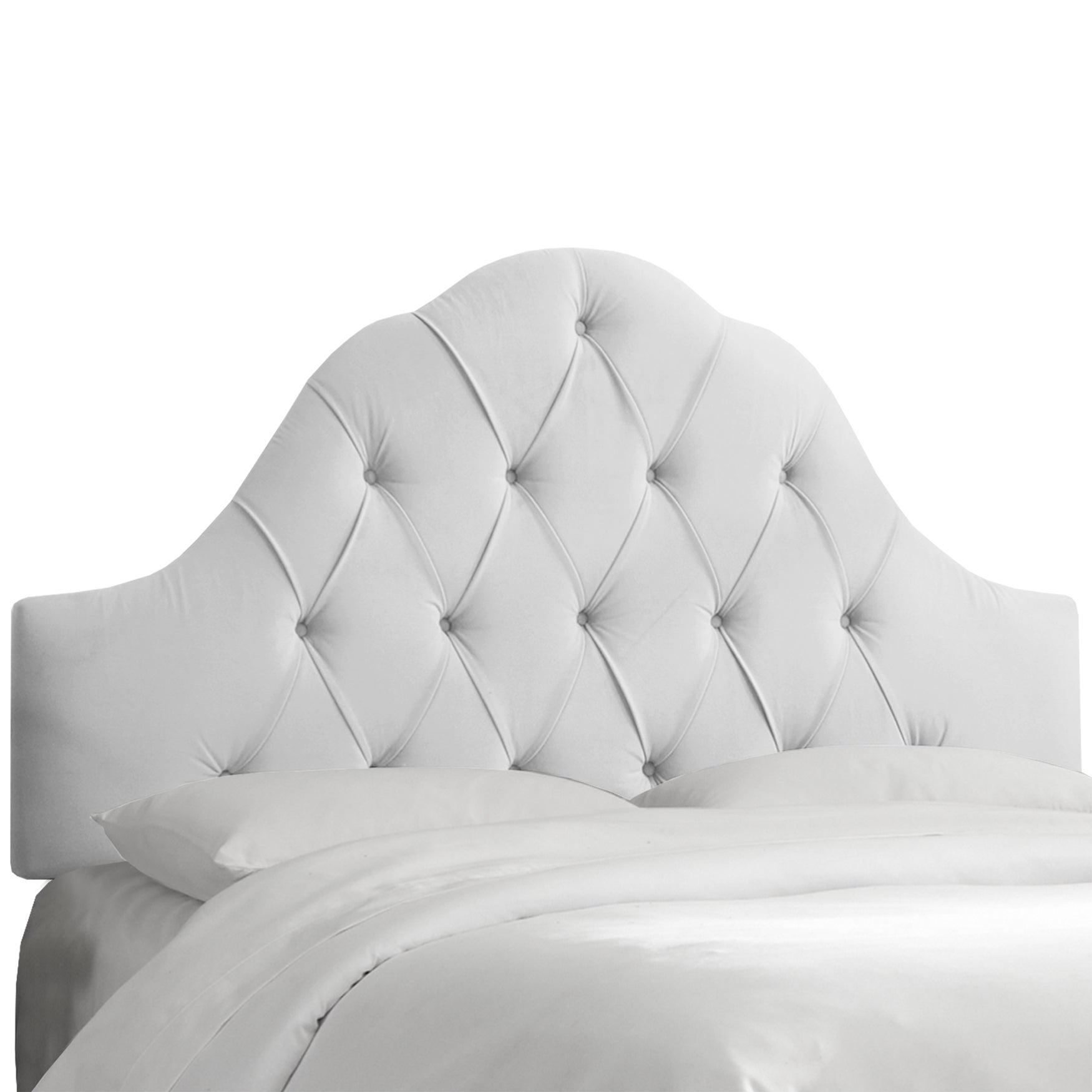 Ada Arch Tufted Headboard Plus Size Headboards Brylane Home