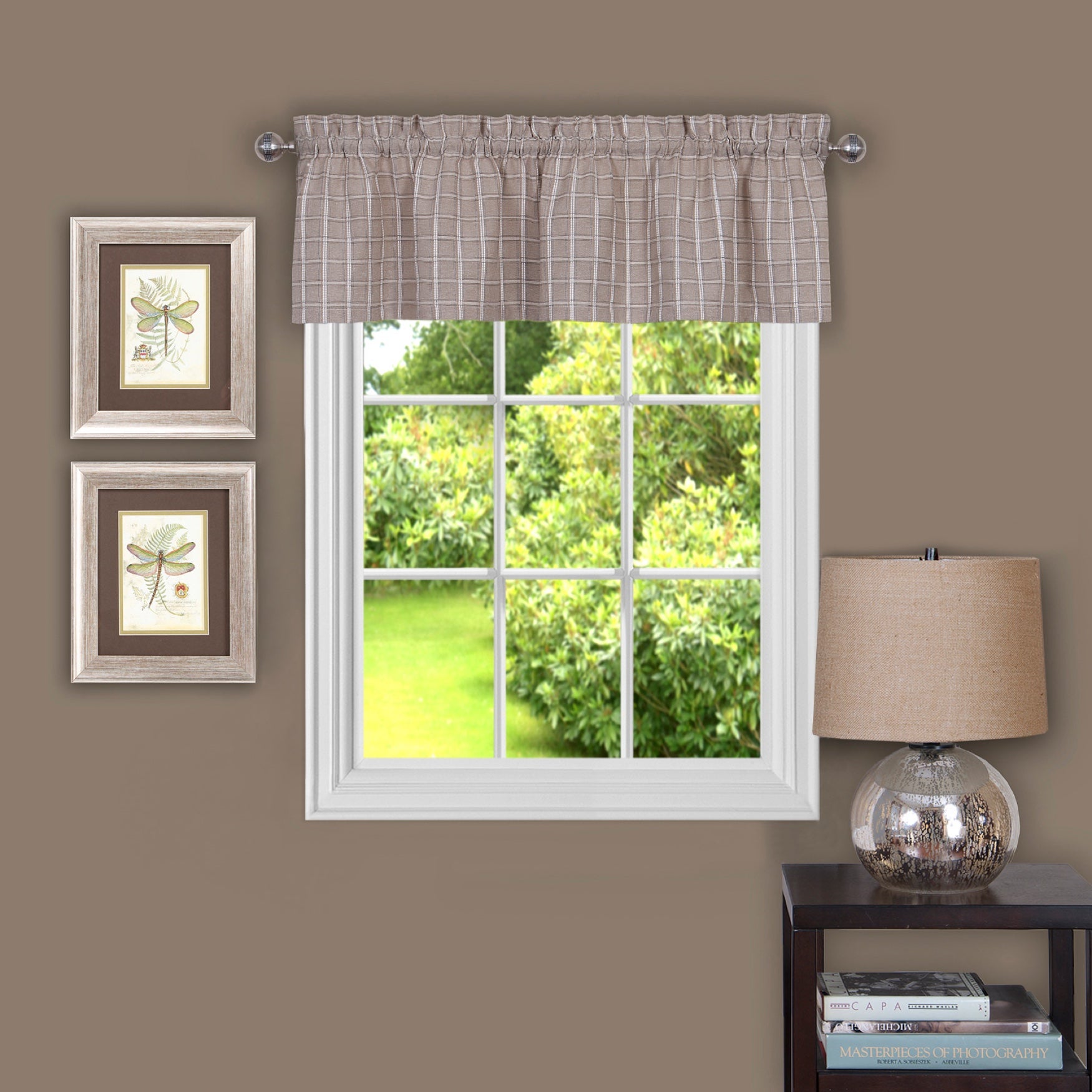 Sydney 58" x 14" Window Curtain Valance Brylane Home
