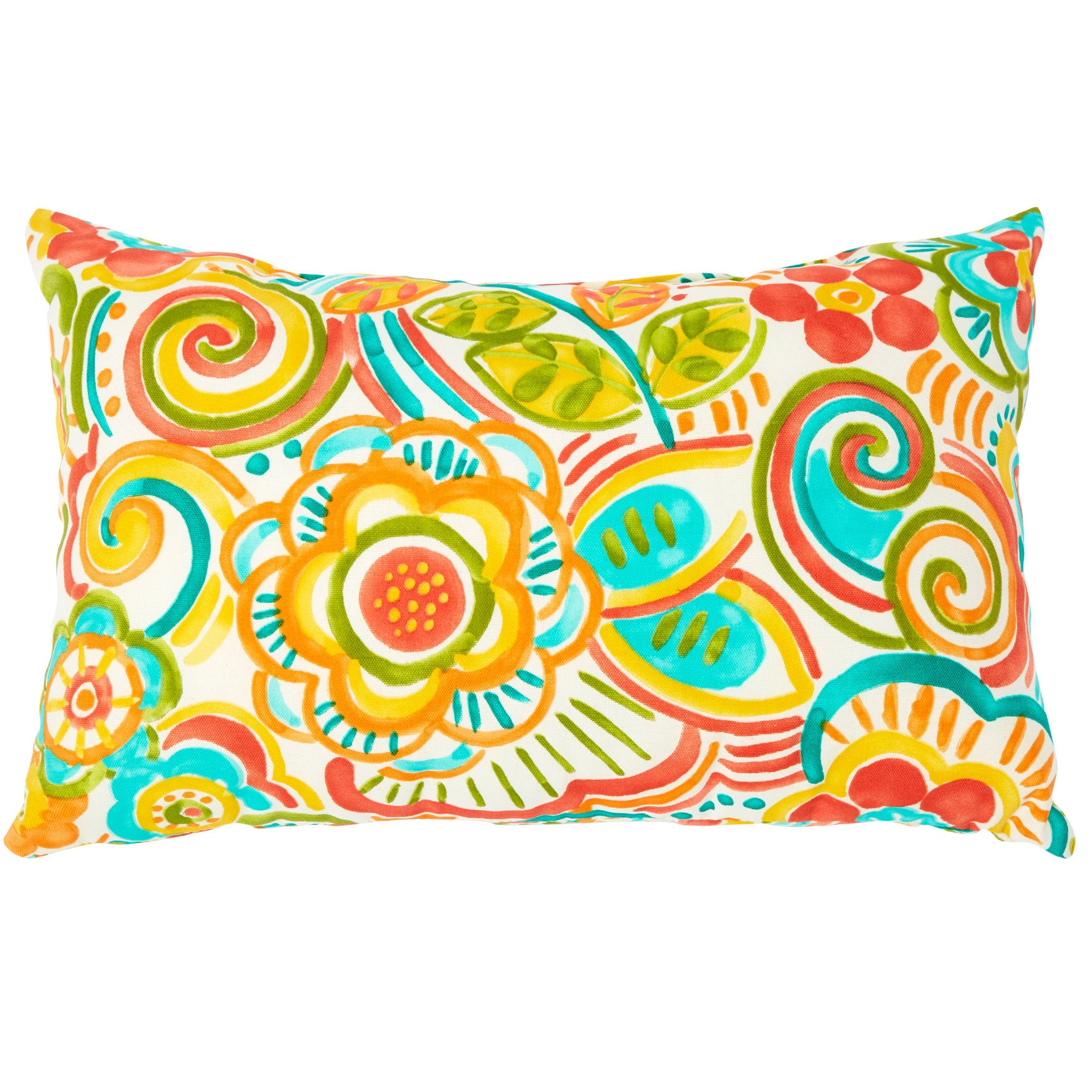 20" x 13" Lumbar Pillow Outdoor Cushions & Pillows Brylane Home