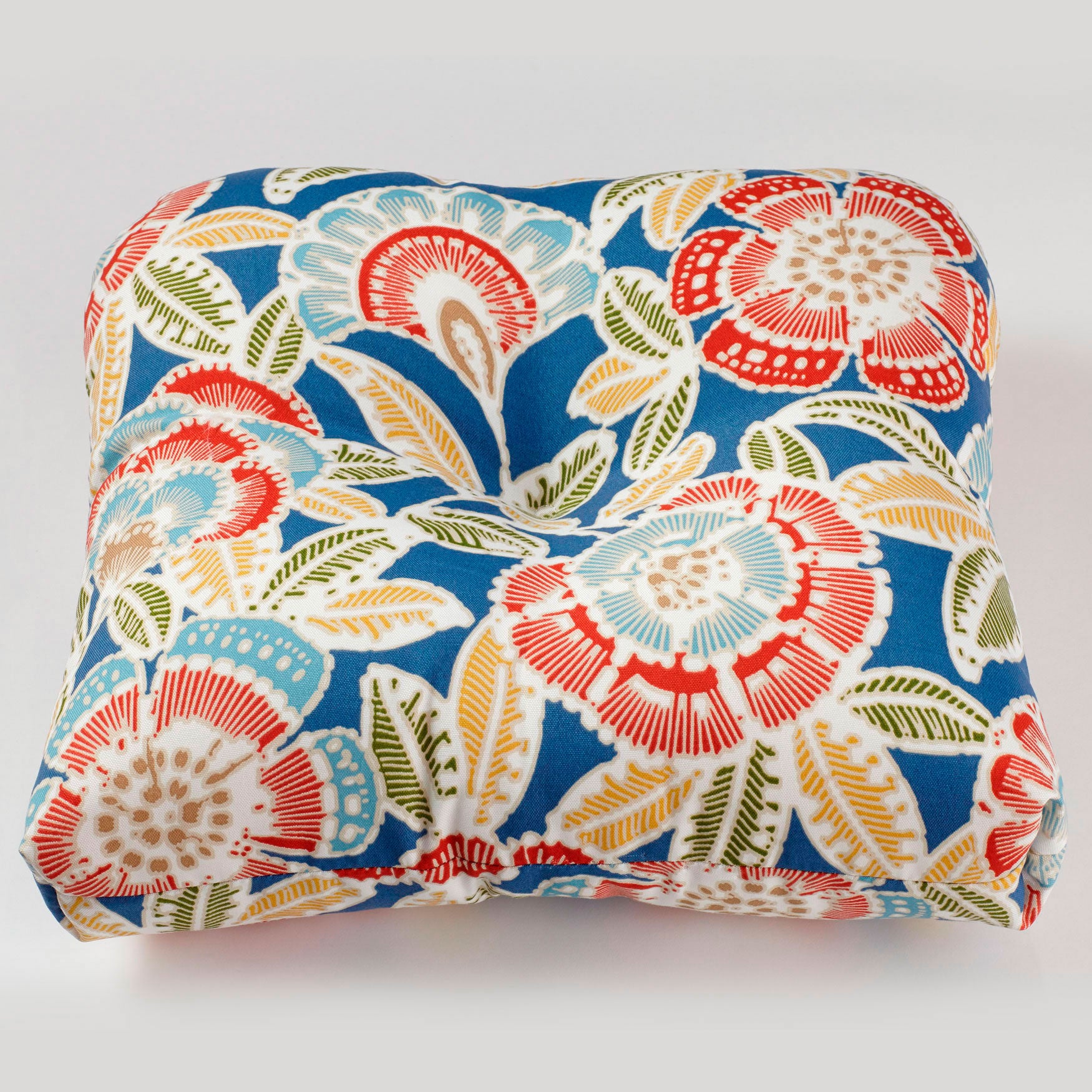 Tufted Wicker Chair Cushion Outdoor Cushions & Pillows Brylane Home